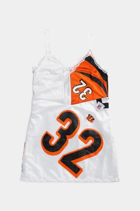 Rework Cincinnati Bengals NFL Lace Dress - M