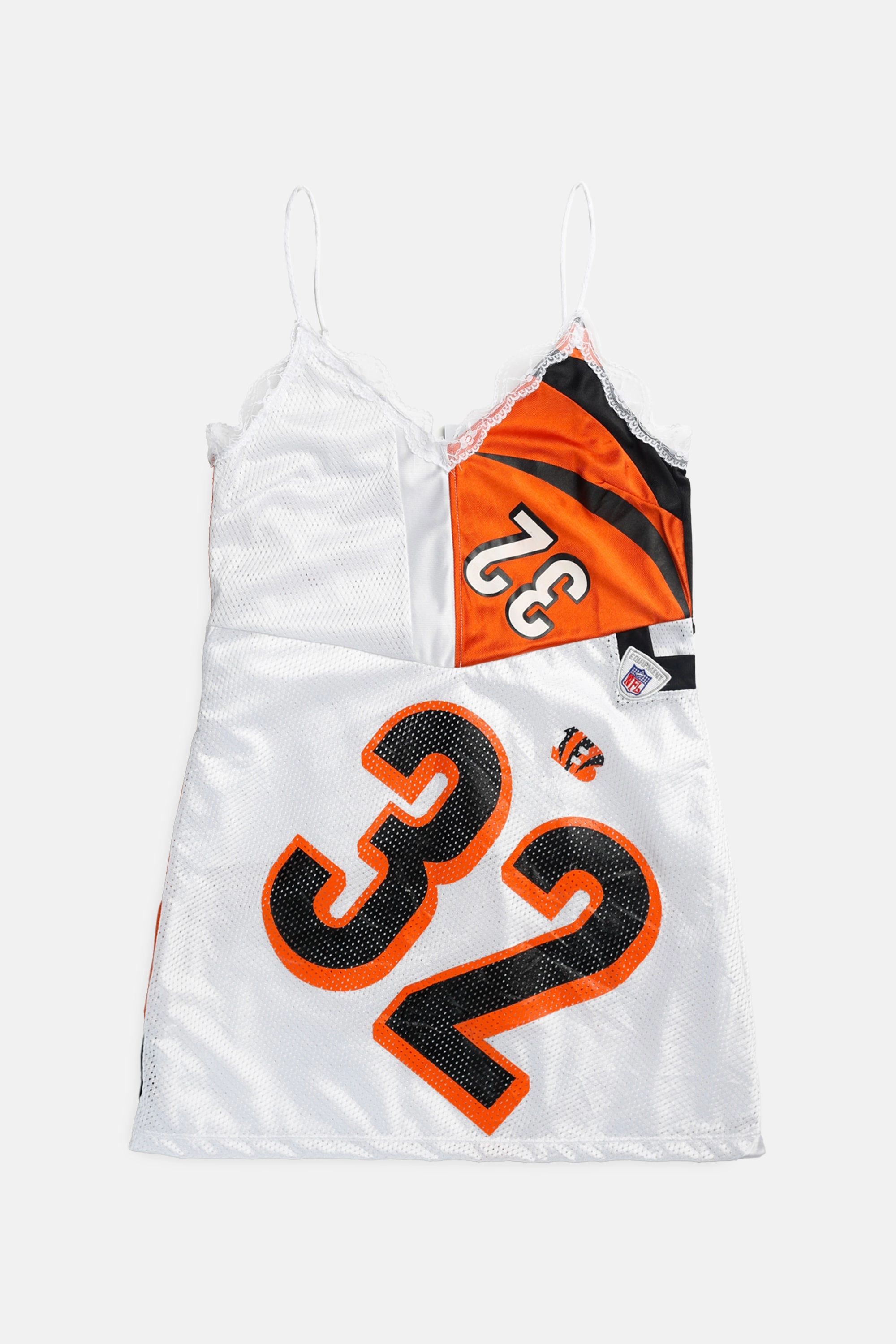 Rework Cincinnati Bengals NFL Lace Dress - M