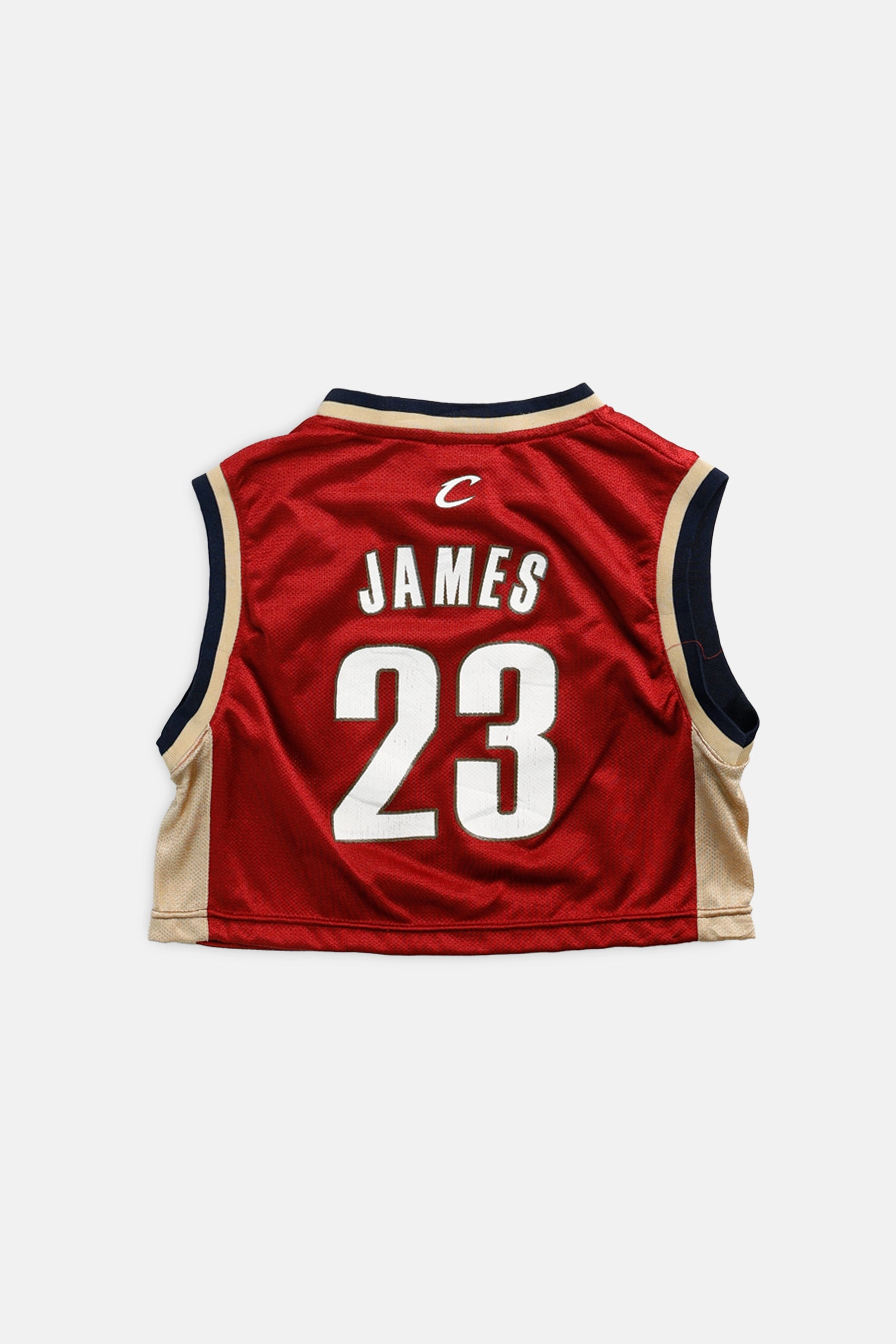 Rework Cleveland Cavaliers NBA Crop Jersey - XS