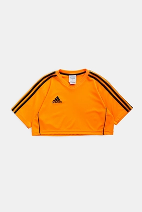 Rework Crop Adidas Soccer Jersey - XS
