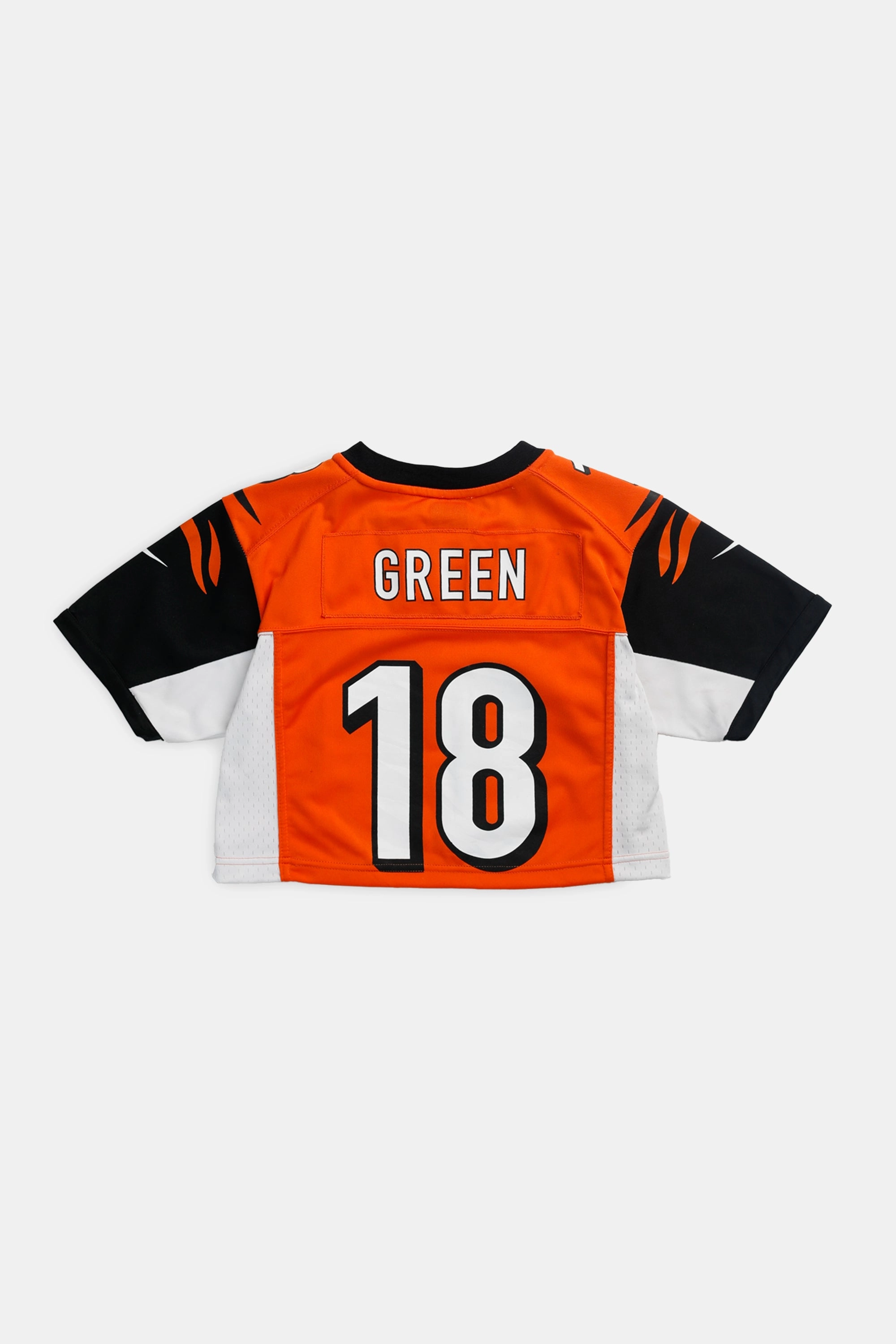 Rework Crop Cincinnati Bengals NFL Jersey - XS