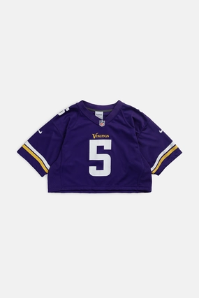 Rework Crop Minnesota Vikings NFL Jersey - M