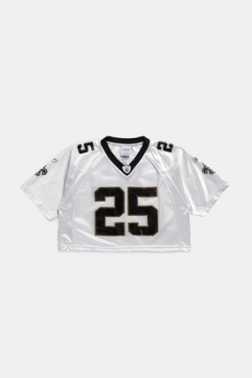 Rework Crop New Orleans Saints NFL Jersey - M