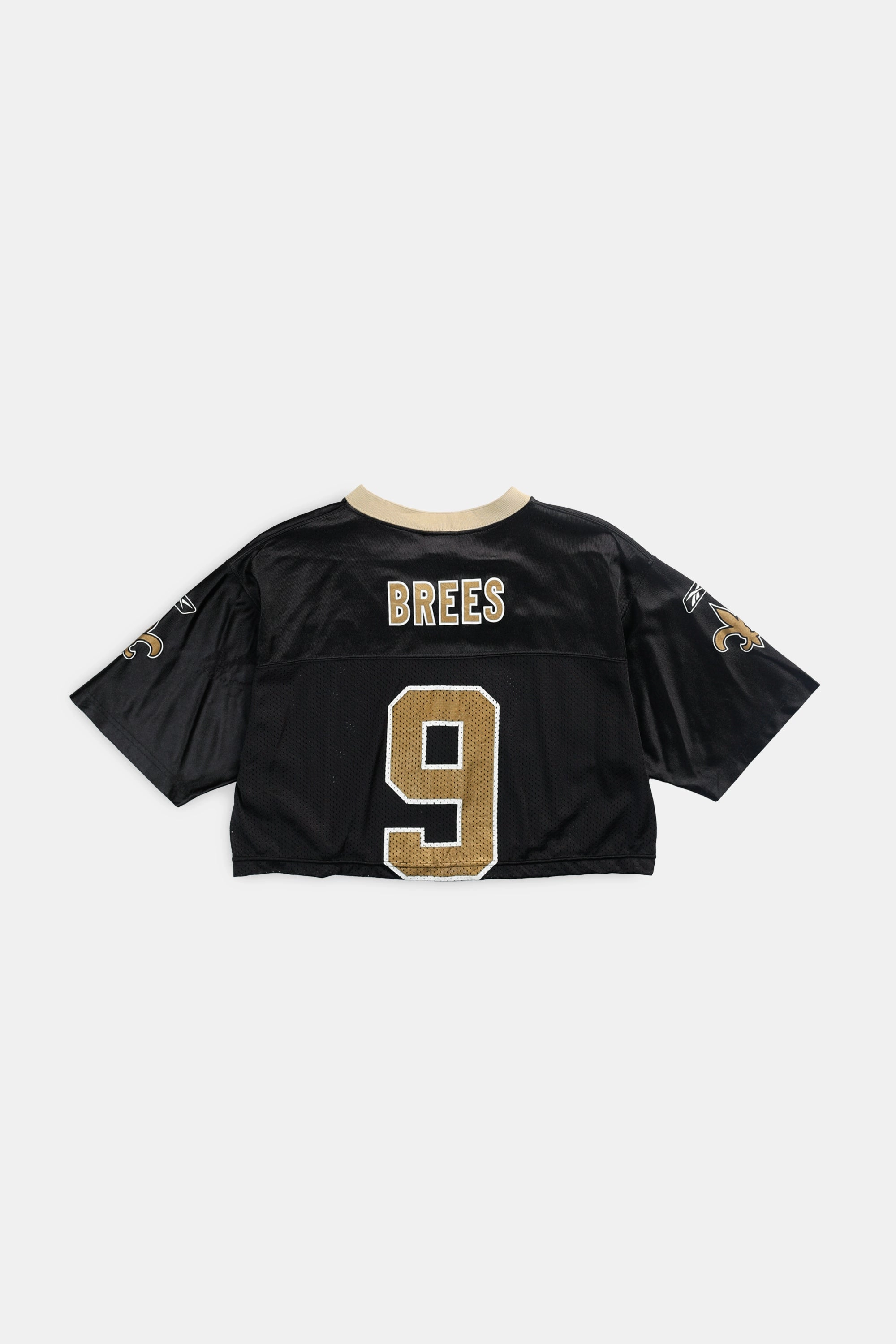 Rework Crop New Orleans Saints NFL Jersey - M
