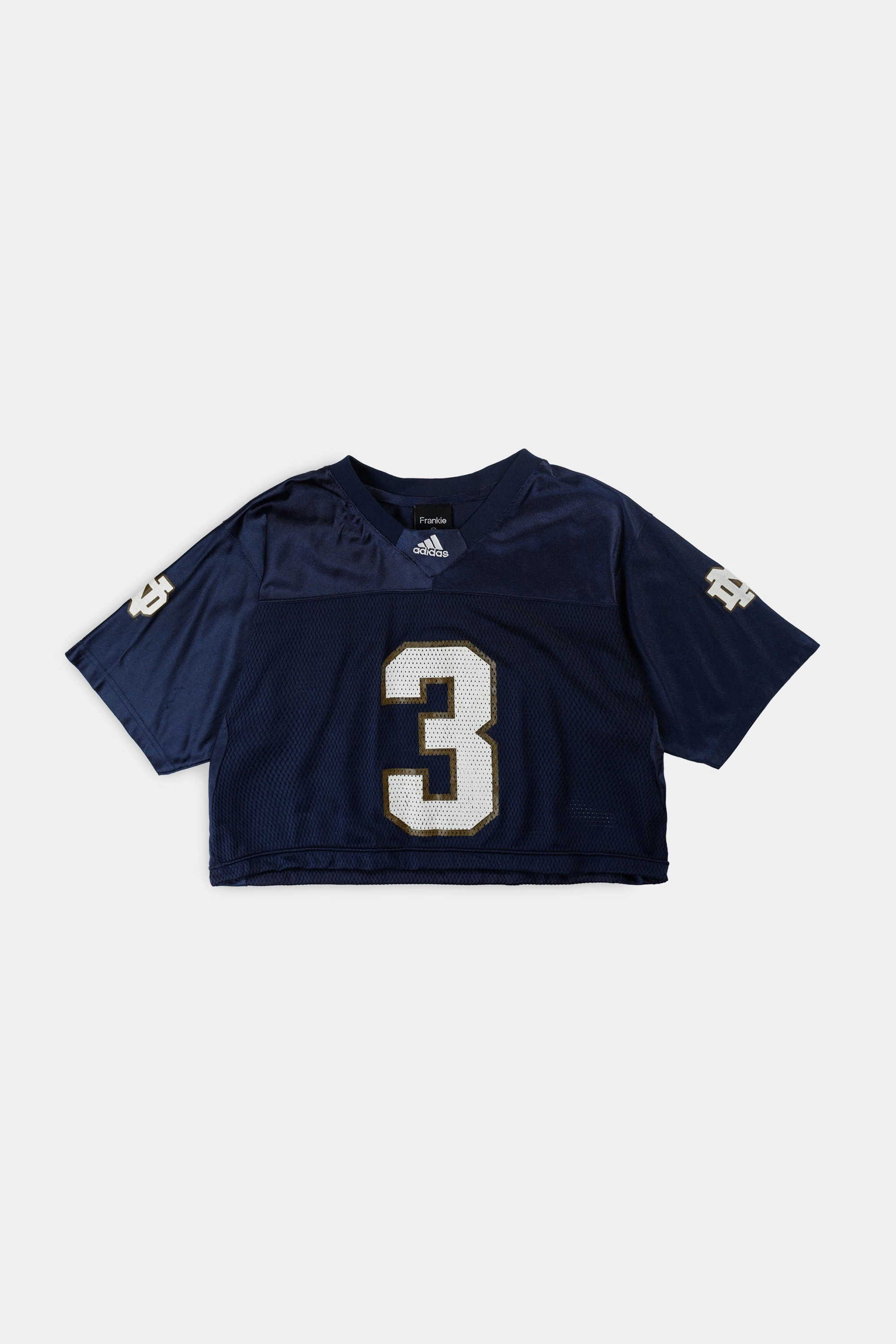Rework Crop Notre Dame Fighting Irish NCAA Jersey - M