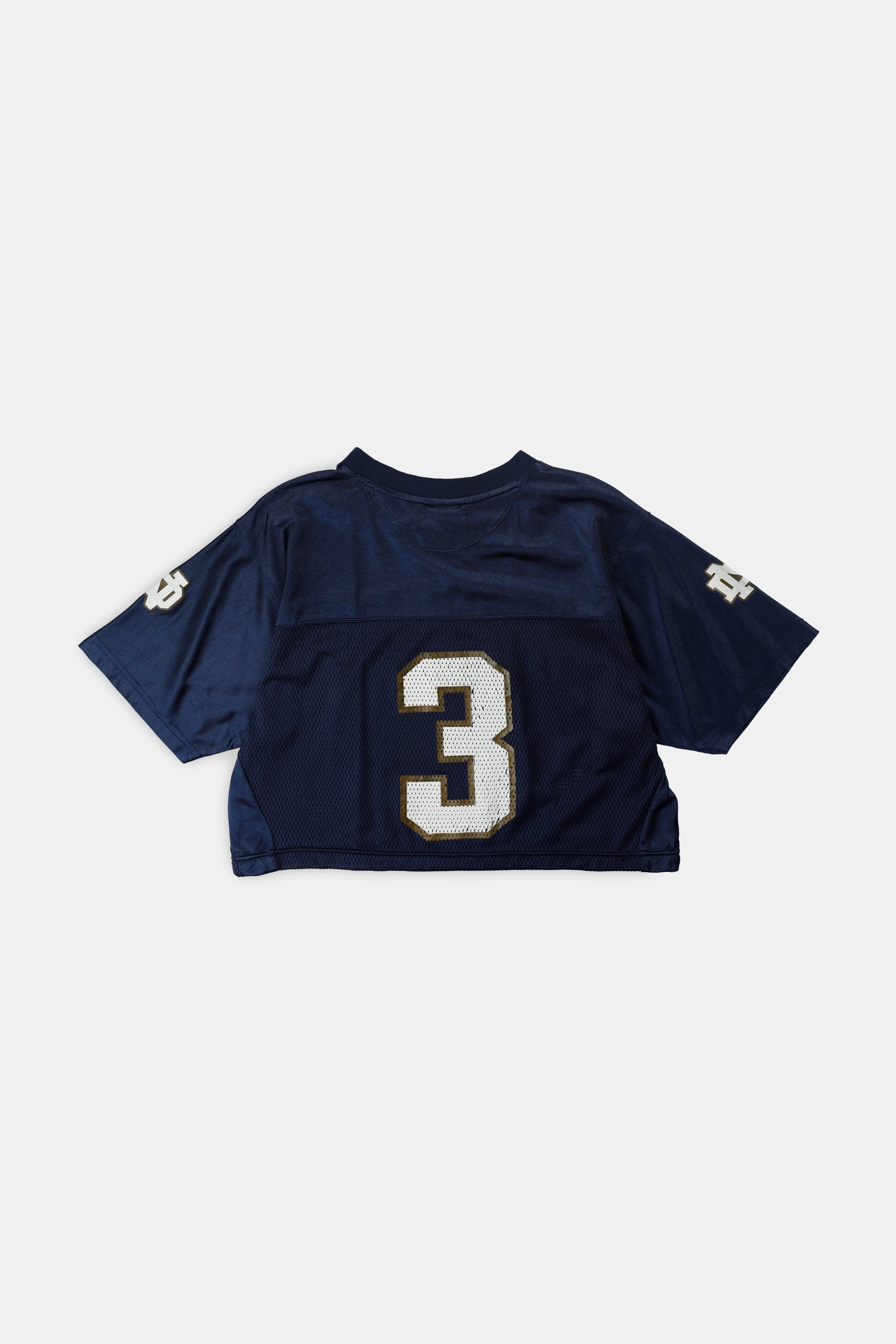 Rework Crop Notre Dame Fighting Irish NCAA Jersey - M