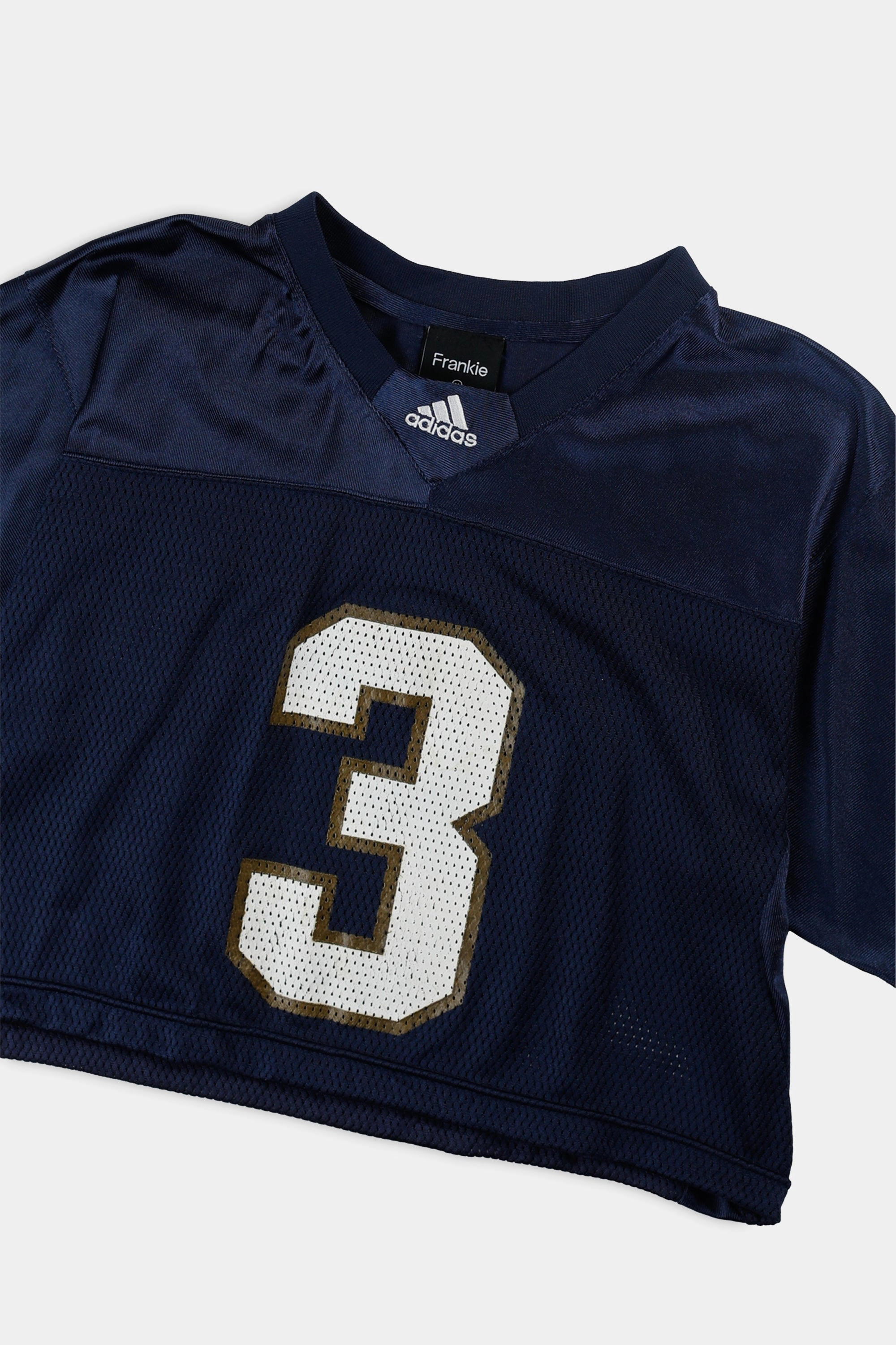 Rework Crop Notre Dame Fighting Irish NCAA Jersey - M
