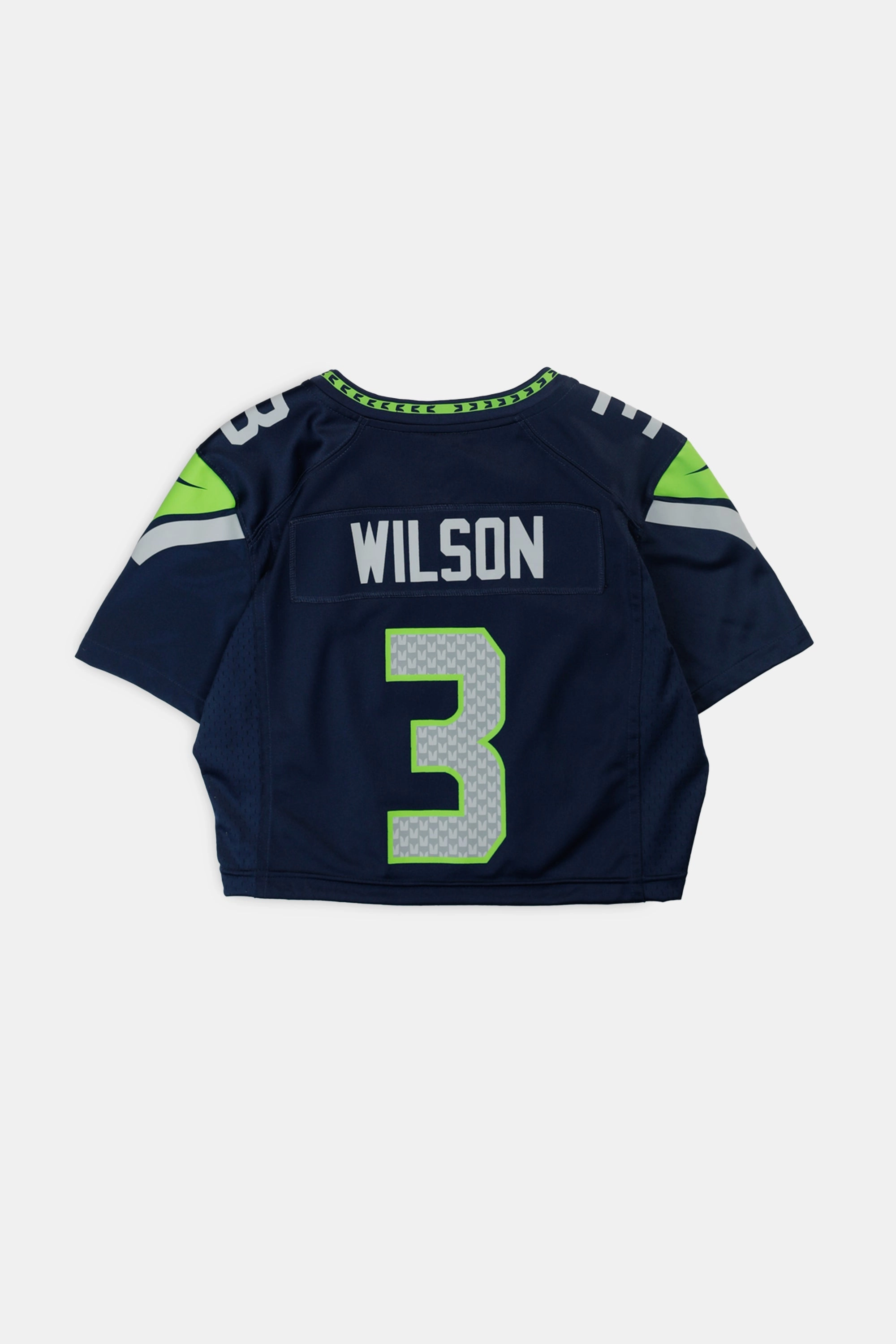 Rework Crop Seattle Seahawks NFL Jersey - S