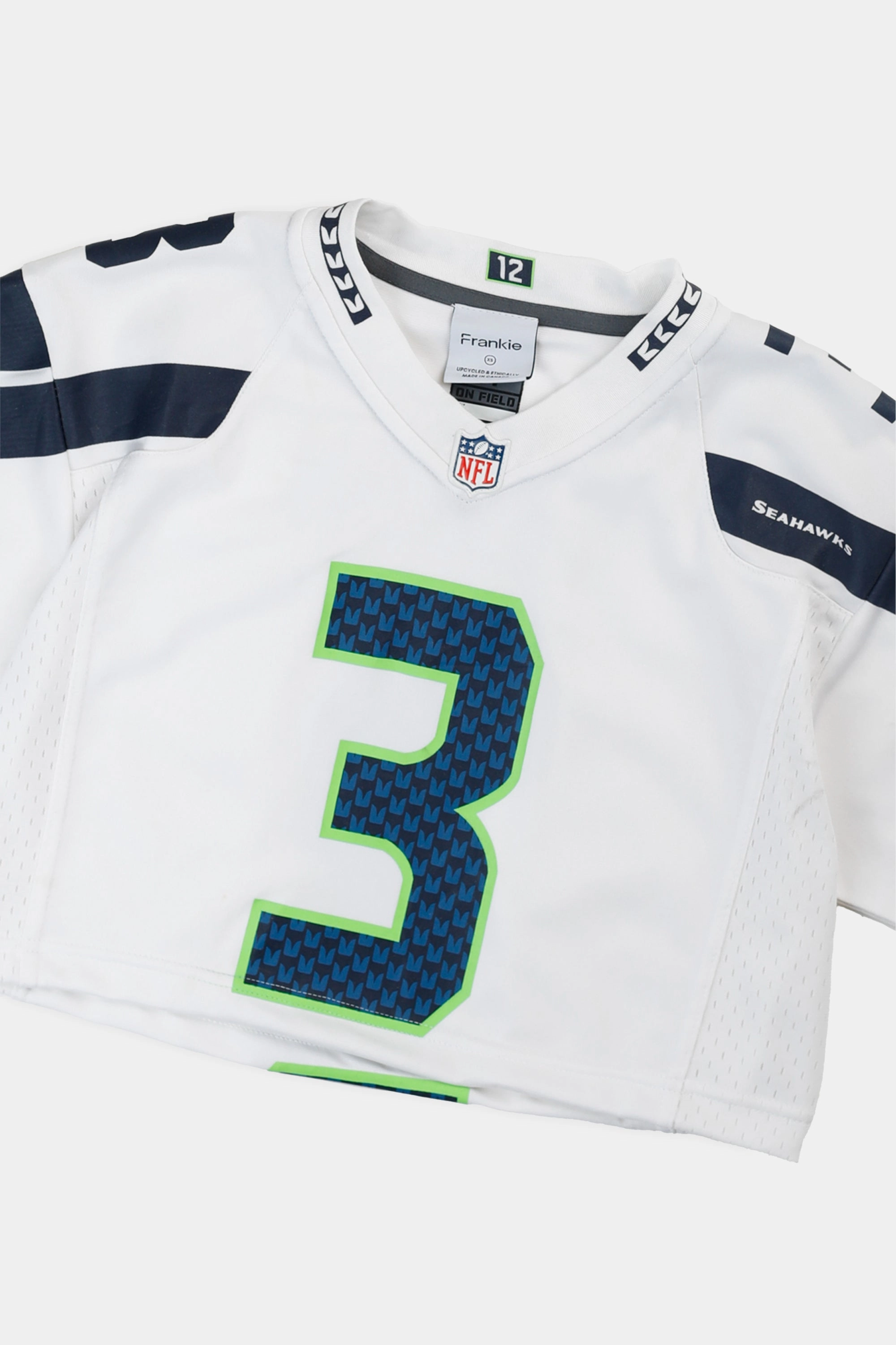 Rework Crop Seattle Seahawks NFL Jersey - XS
