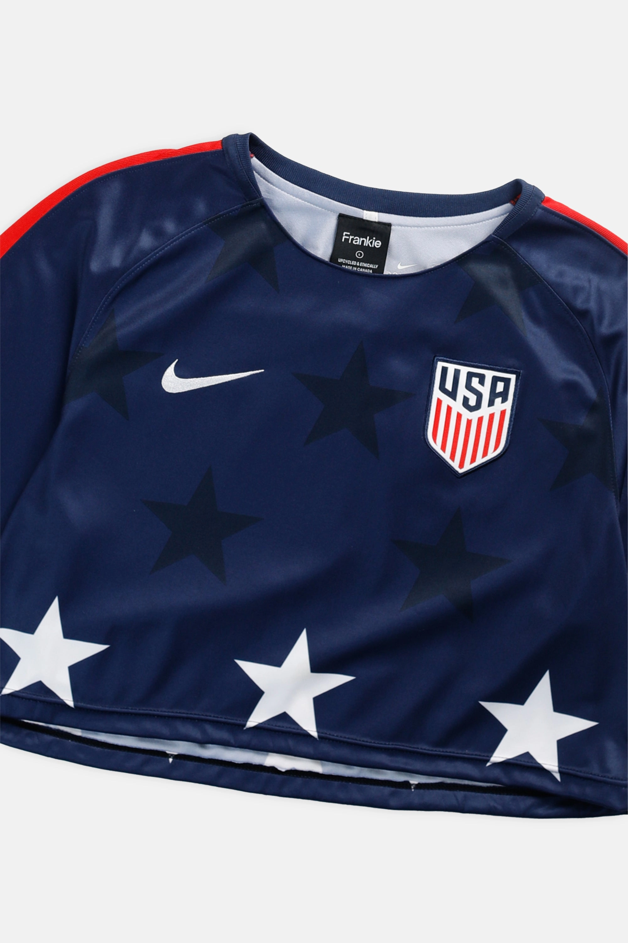 Rework Crop USA Soccer Jersey - L