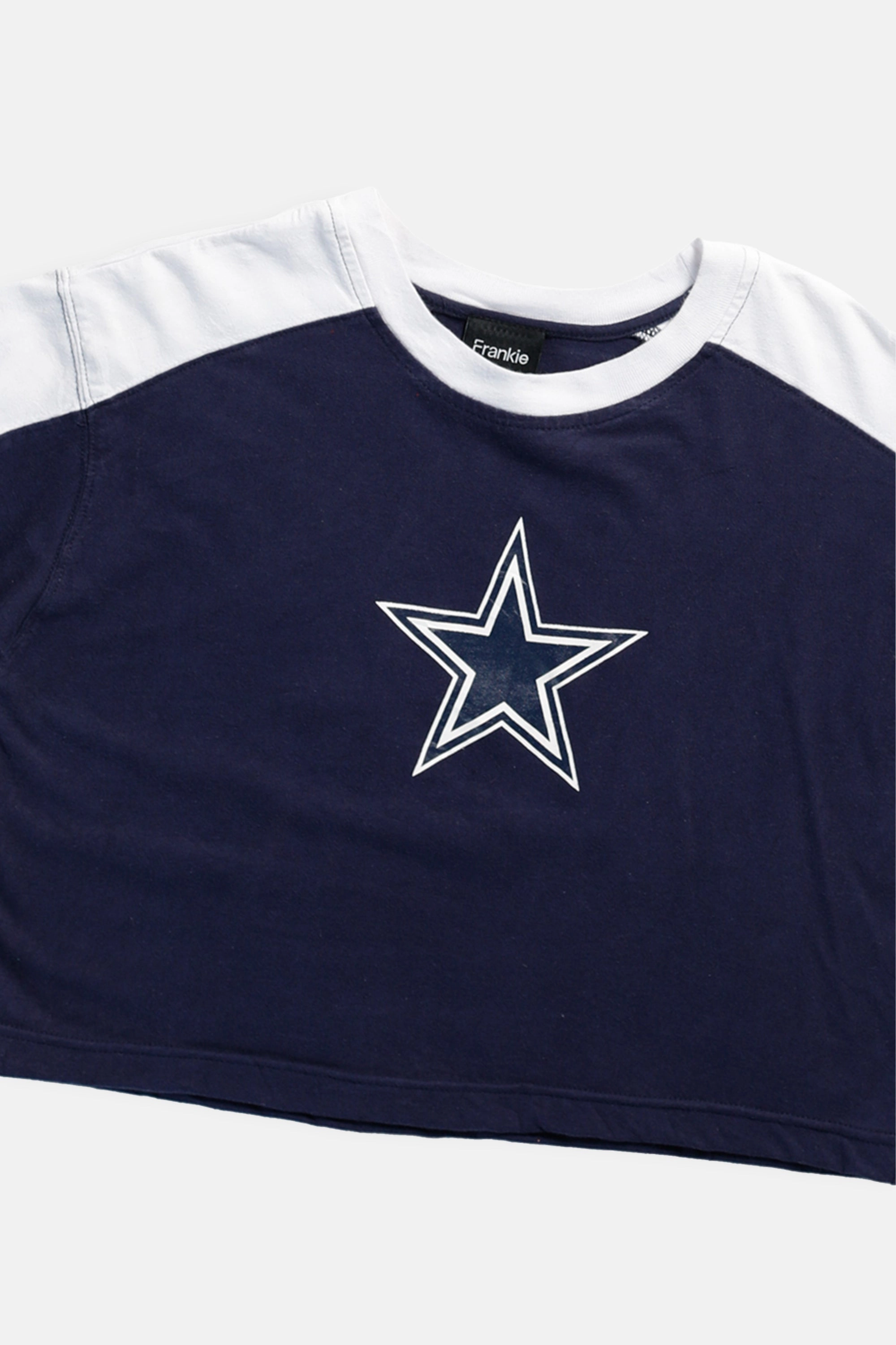 Rework Dallas Cowboys NFL Crop Tee - S
