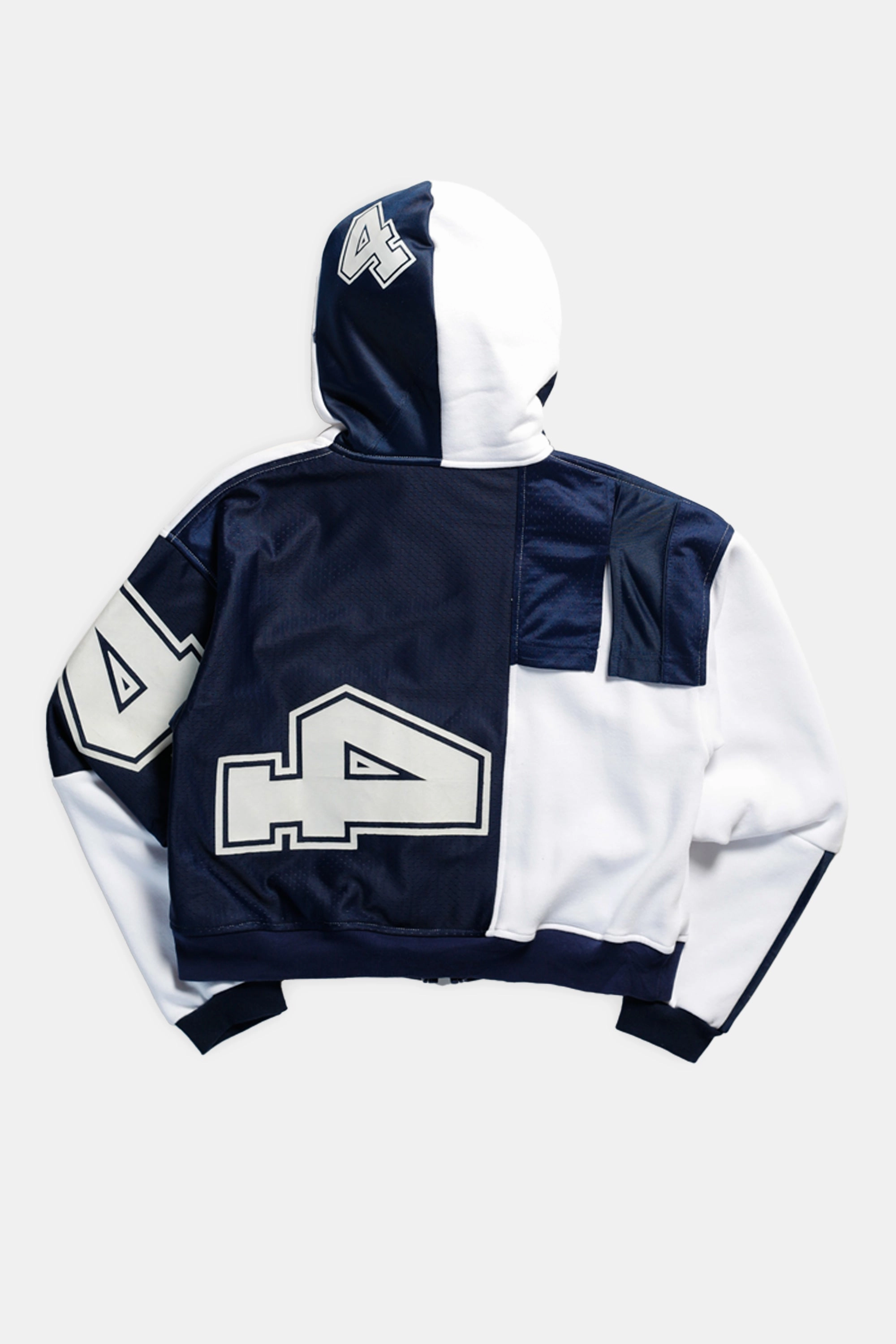 Rework Dallas Cowboys NFL Crop Zip Hoodie - XS