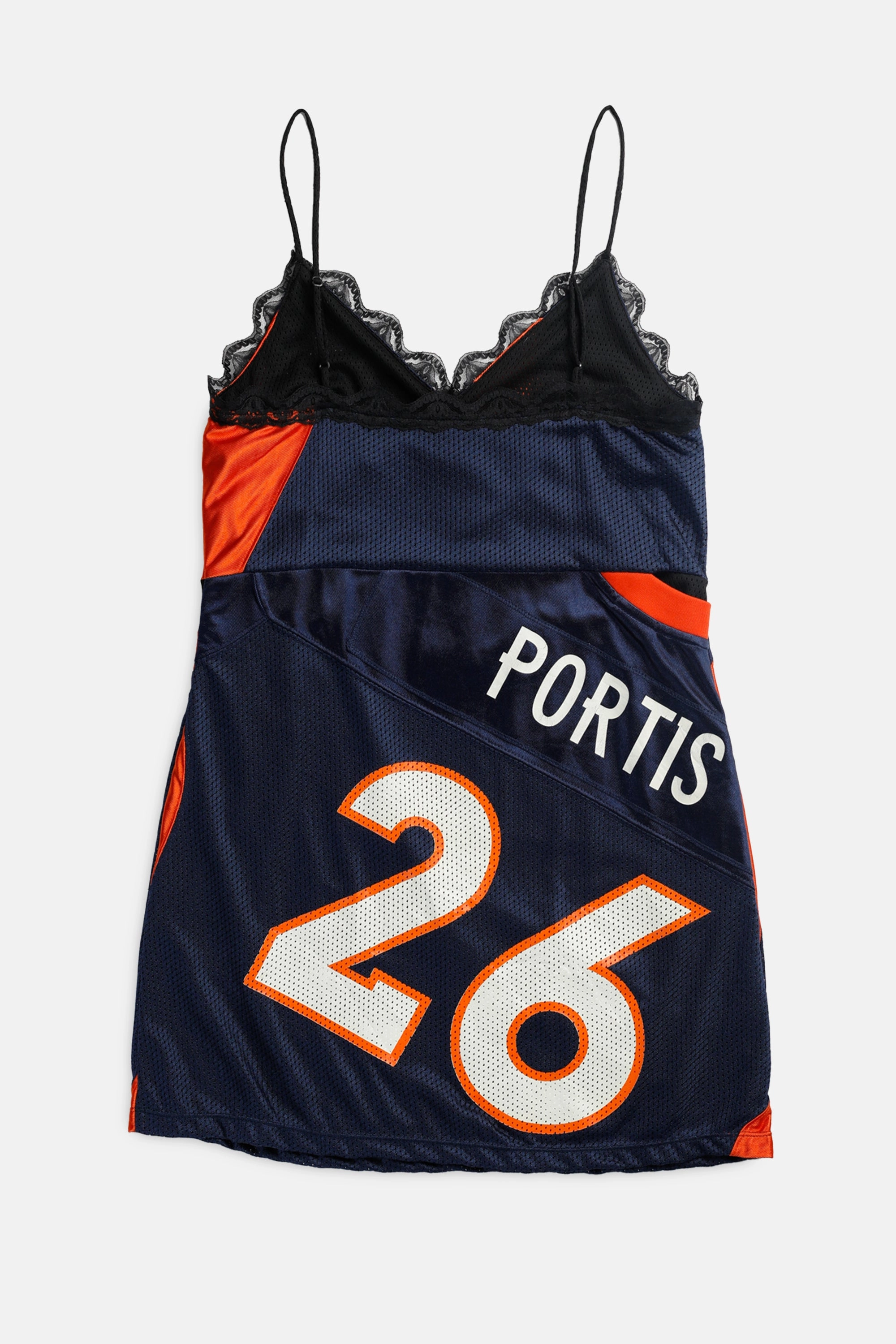 Rework Denver Broncos NFL Lace Dress - M