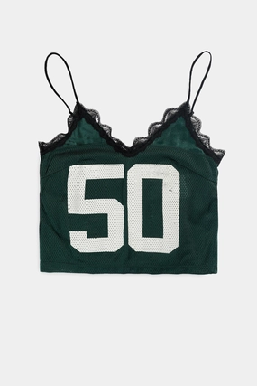 Rework Green Bay Packers Lace Tank - S