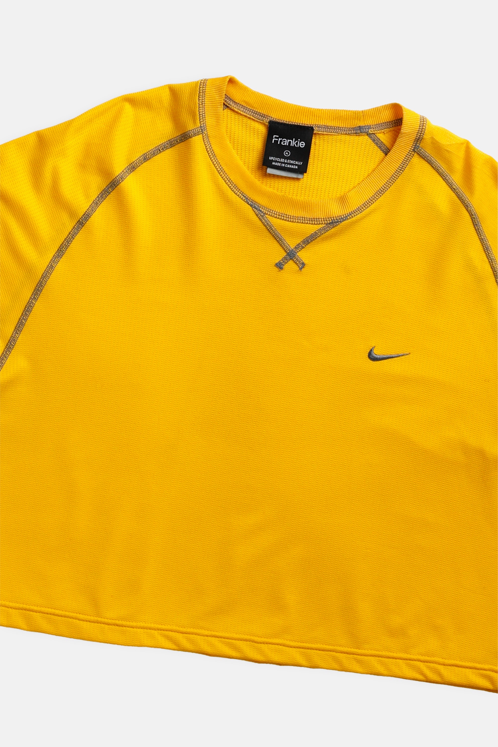 Rework Nike Crop Long Sleeve Tee - XL