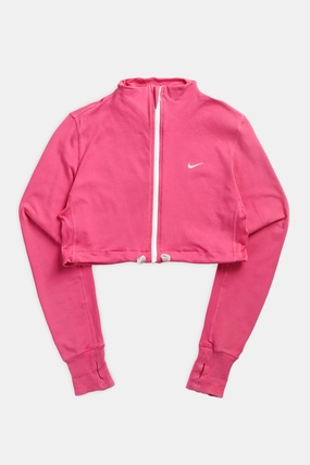 Rework Nike Crop Sweatshirt - S