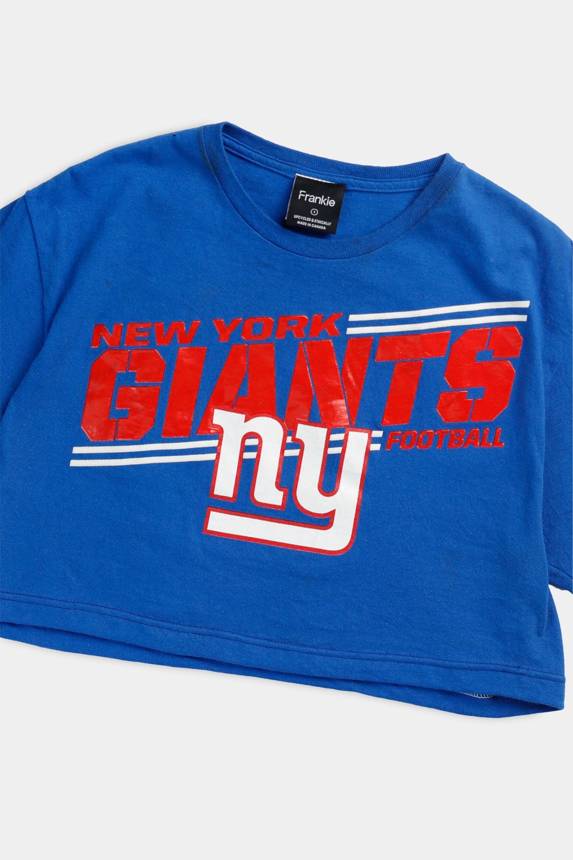 Rework NY Giants NFL Crop Tee - S