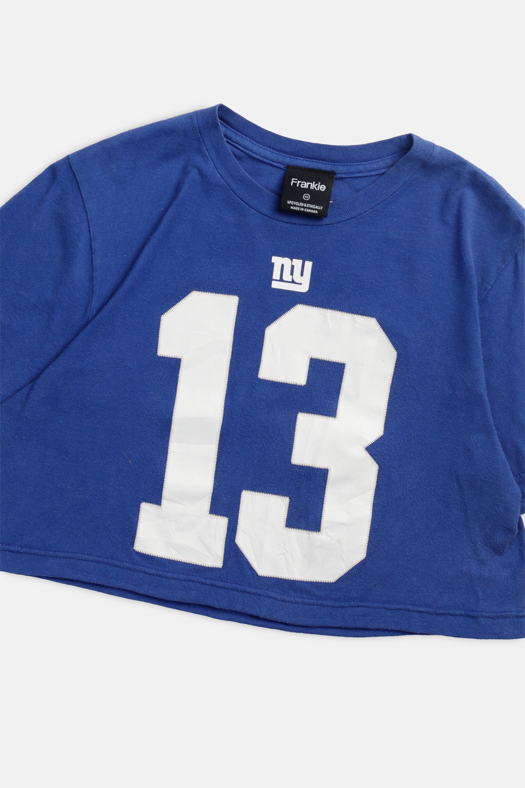 Rework NY Giants NFL Crop Tee - XS