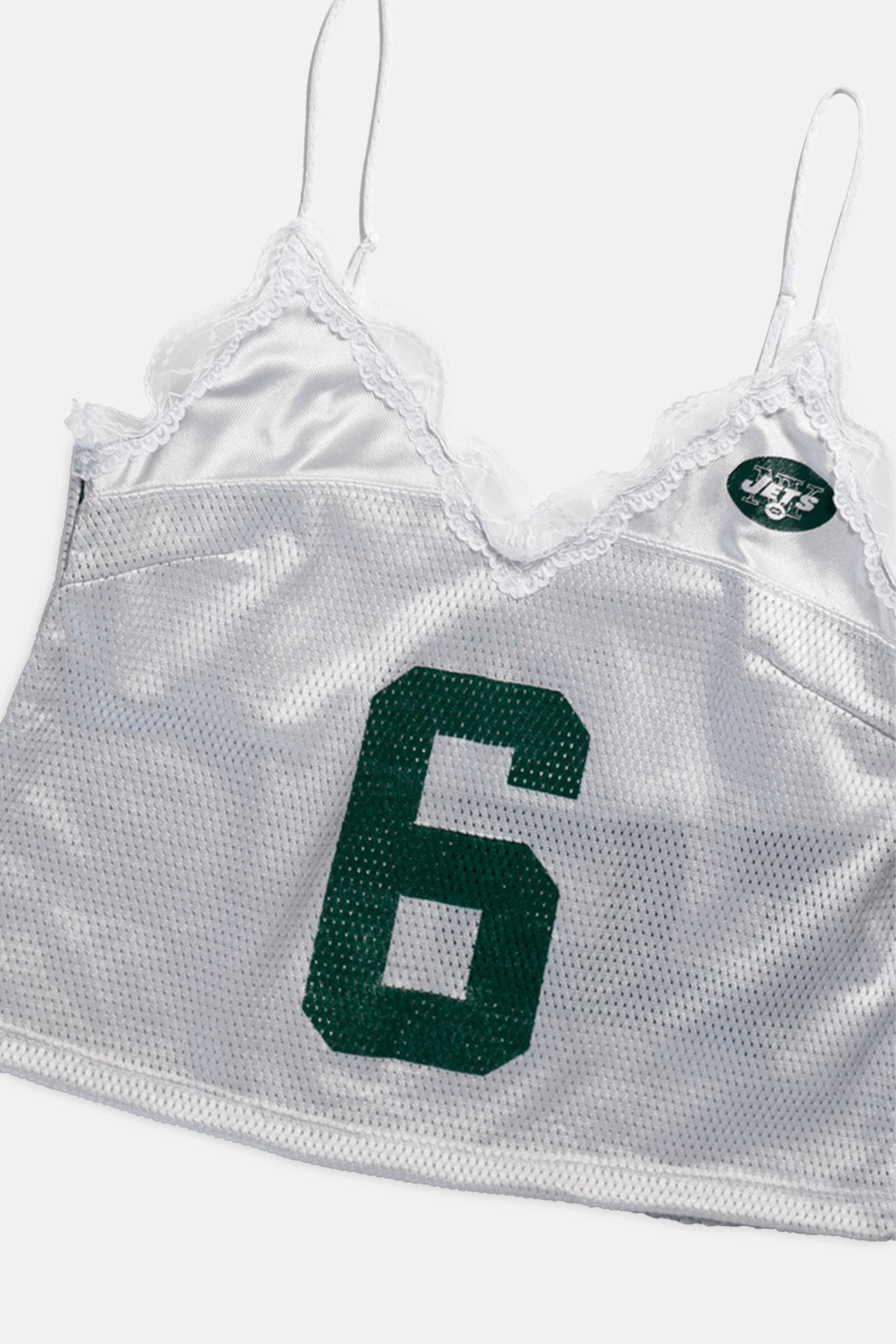 Rework NY Jets Lace Tank - M