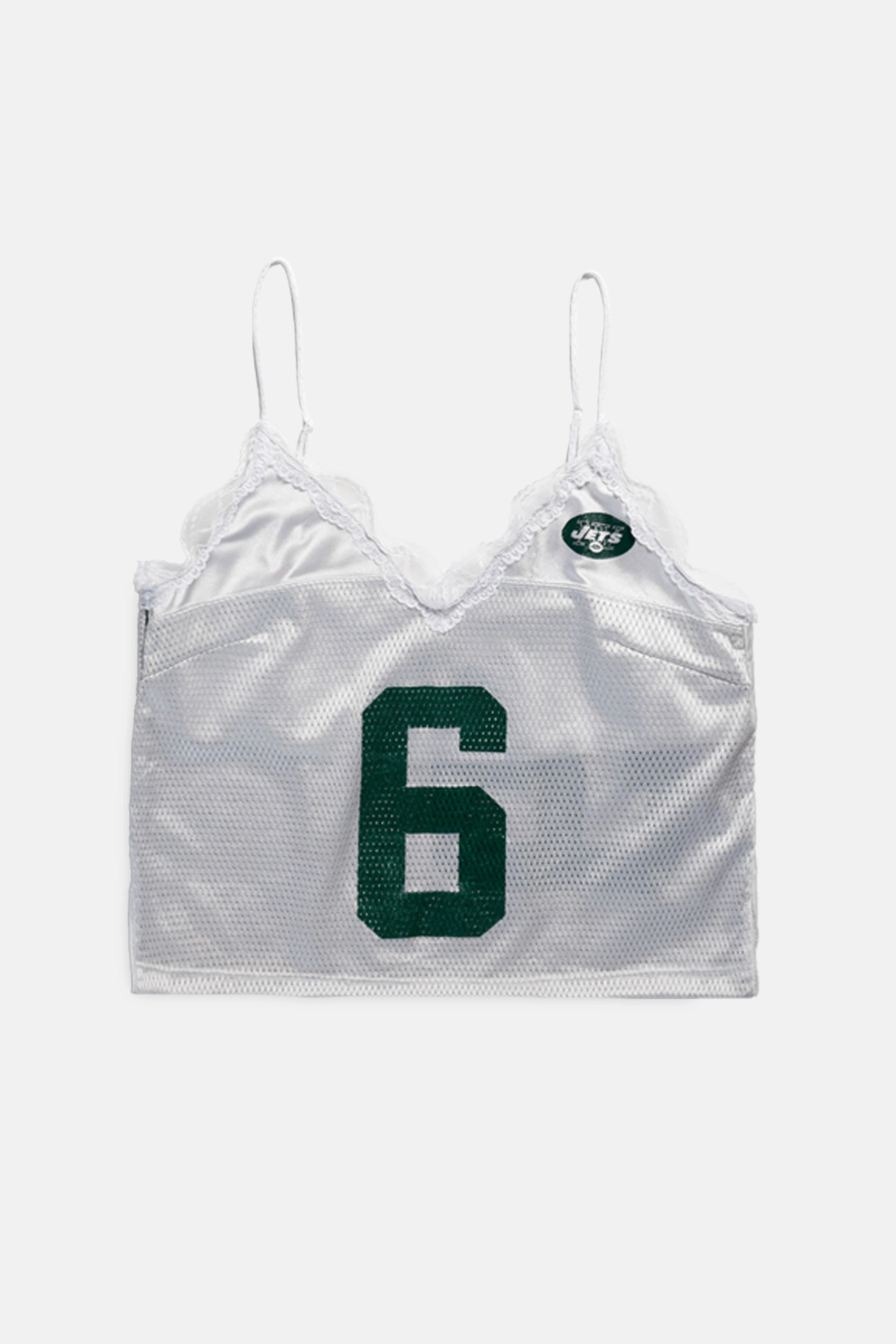 Rework NY Jets Lace Tank - M