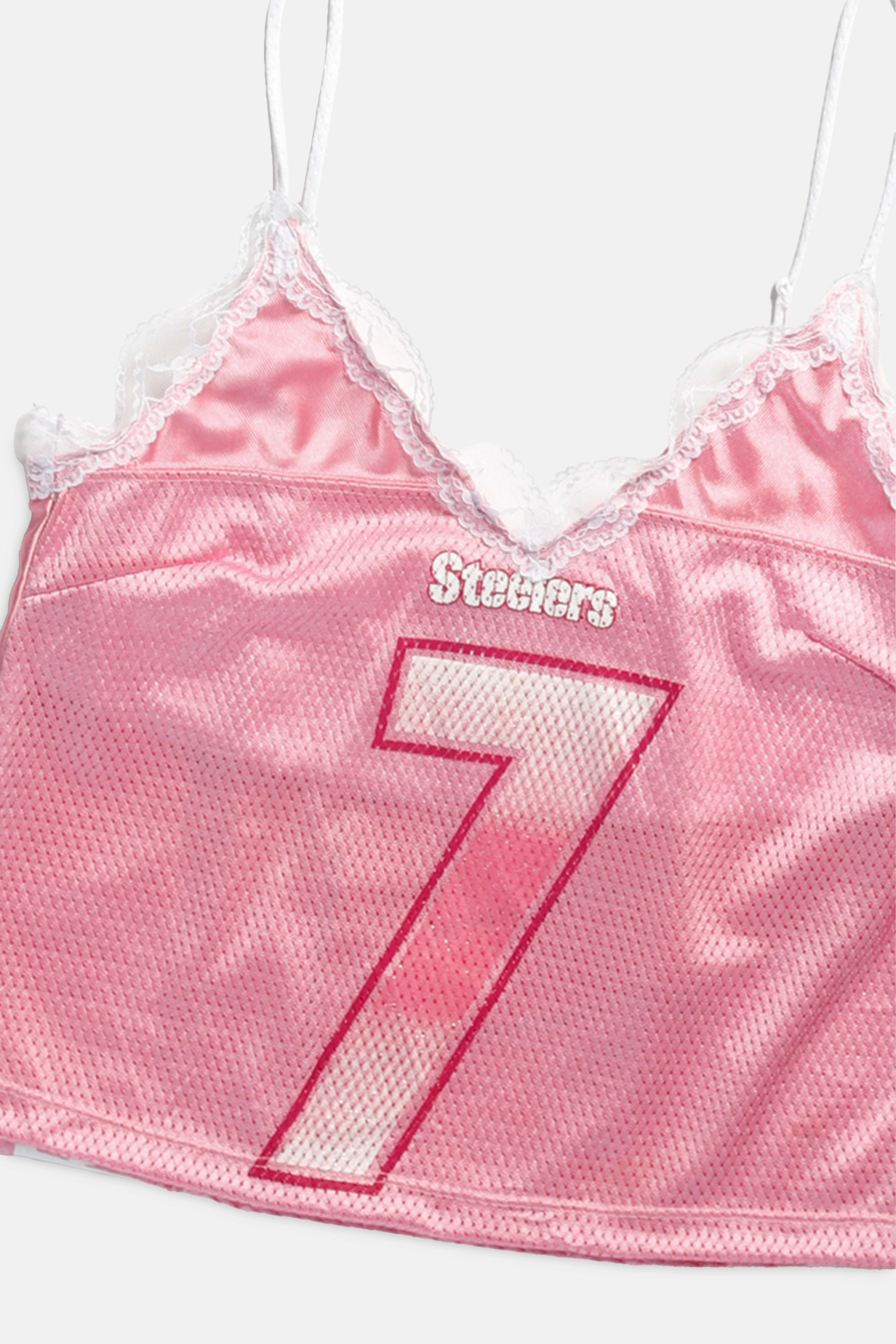 Rework Pittsburgh Steelers Lace Tank - S