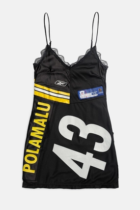 Rework Pittsburgh Steelers NFL Lace Dress - XS