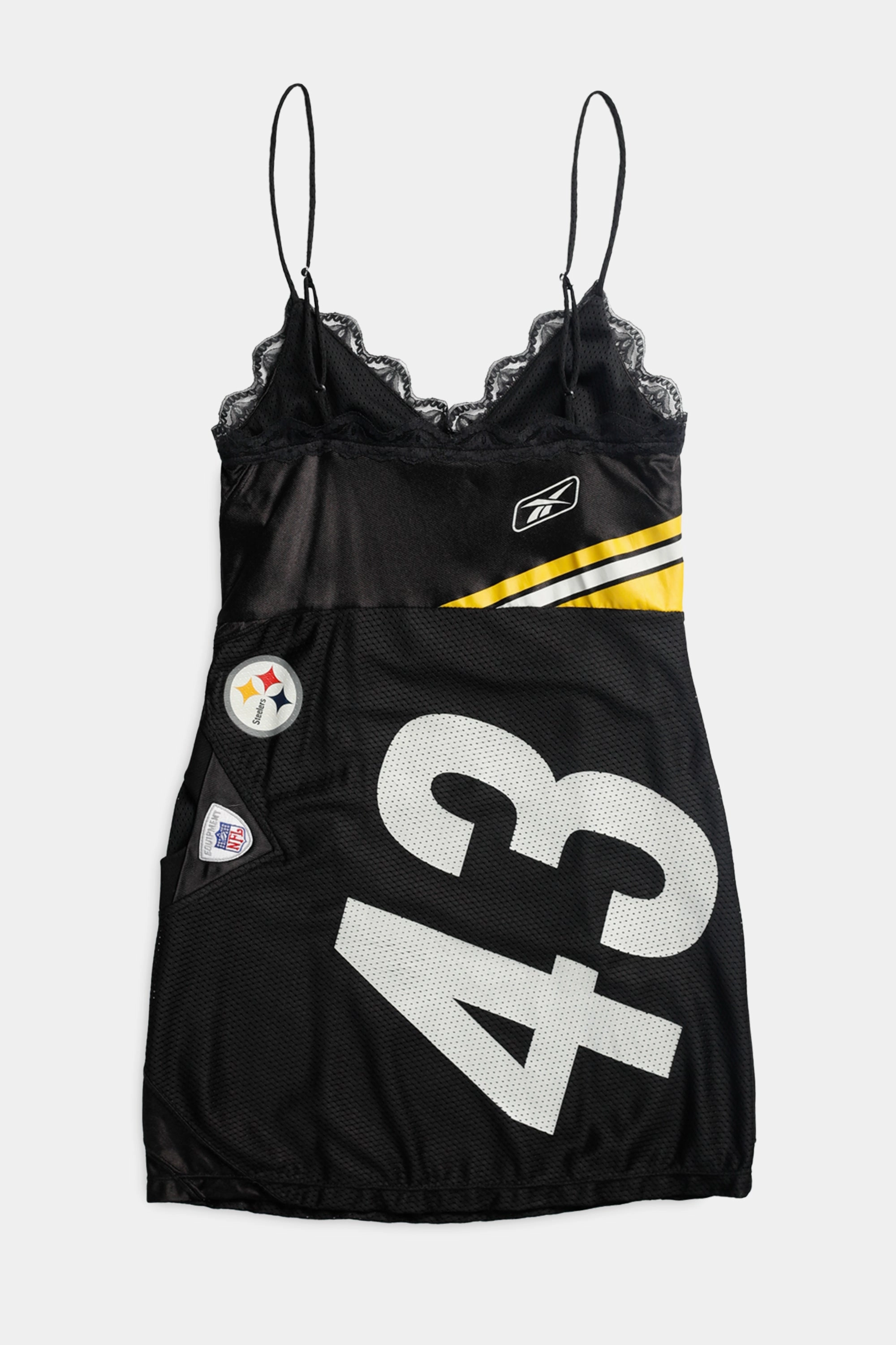 Rework Pittsburgh Steelers NFL Lace Dress - XS