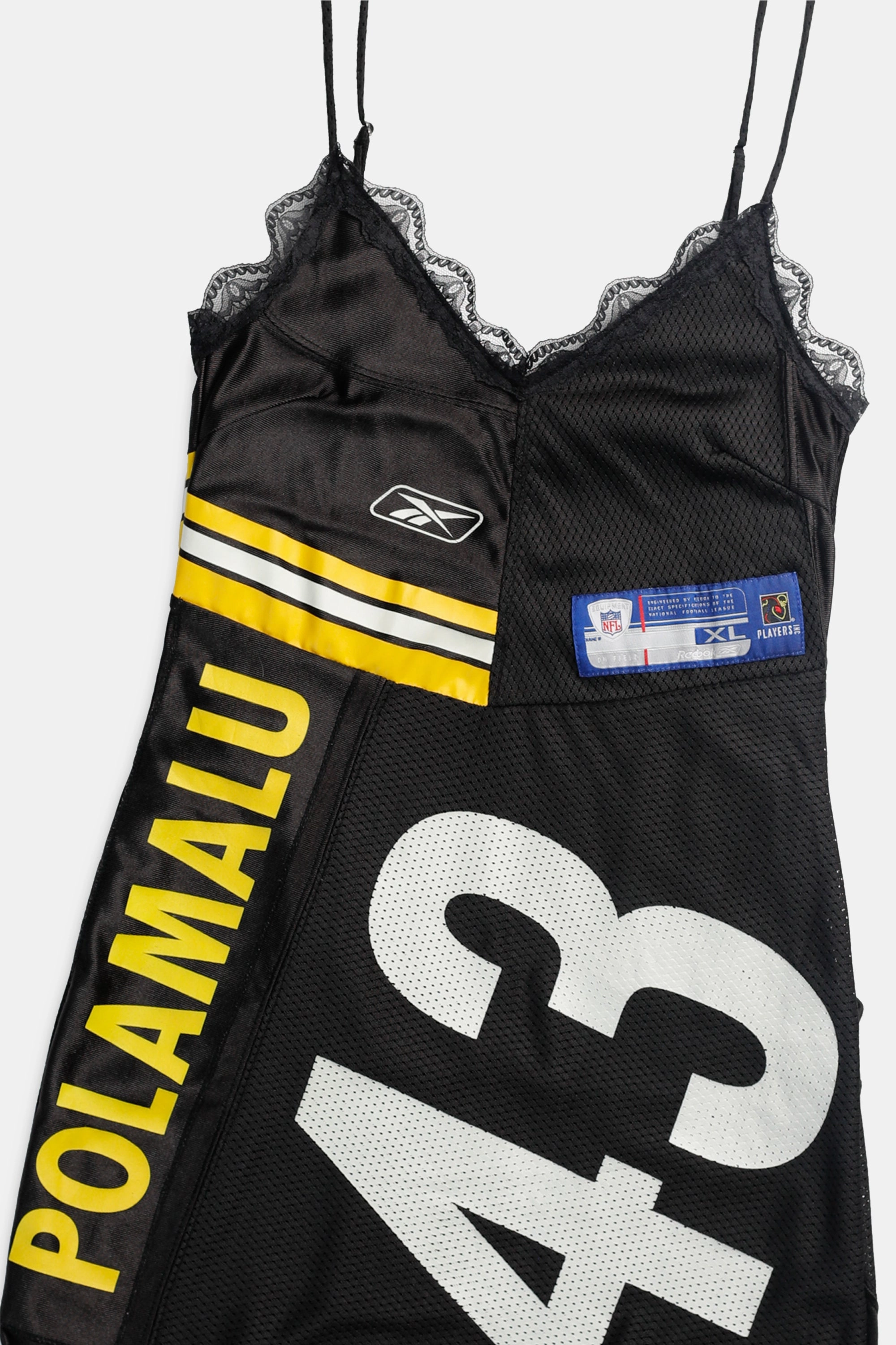 Rework Pittsburgh Steelers NFL Lace Dress - XS