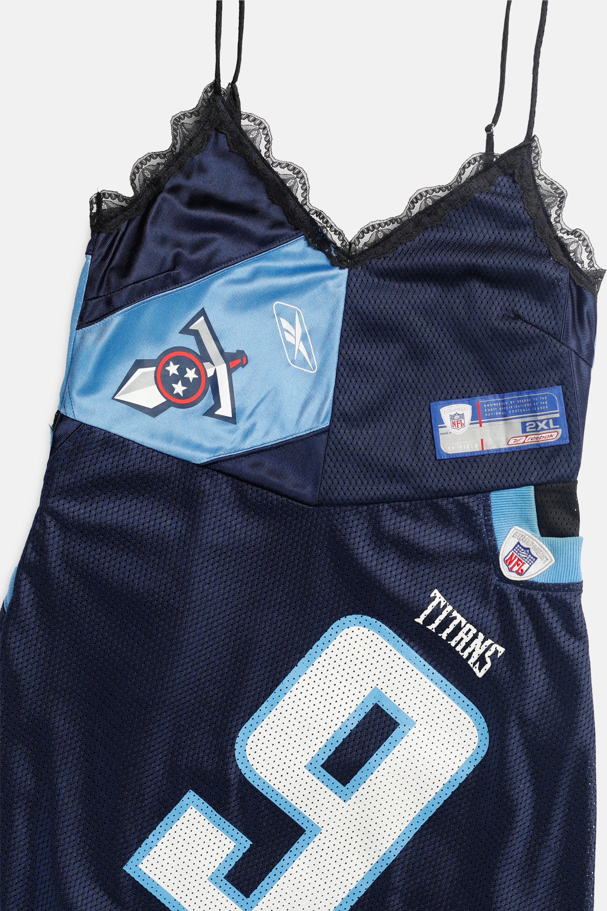 Rework Tennessee Titans NFL Lace Dress - M