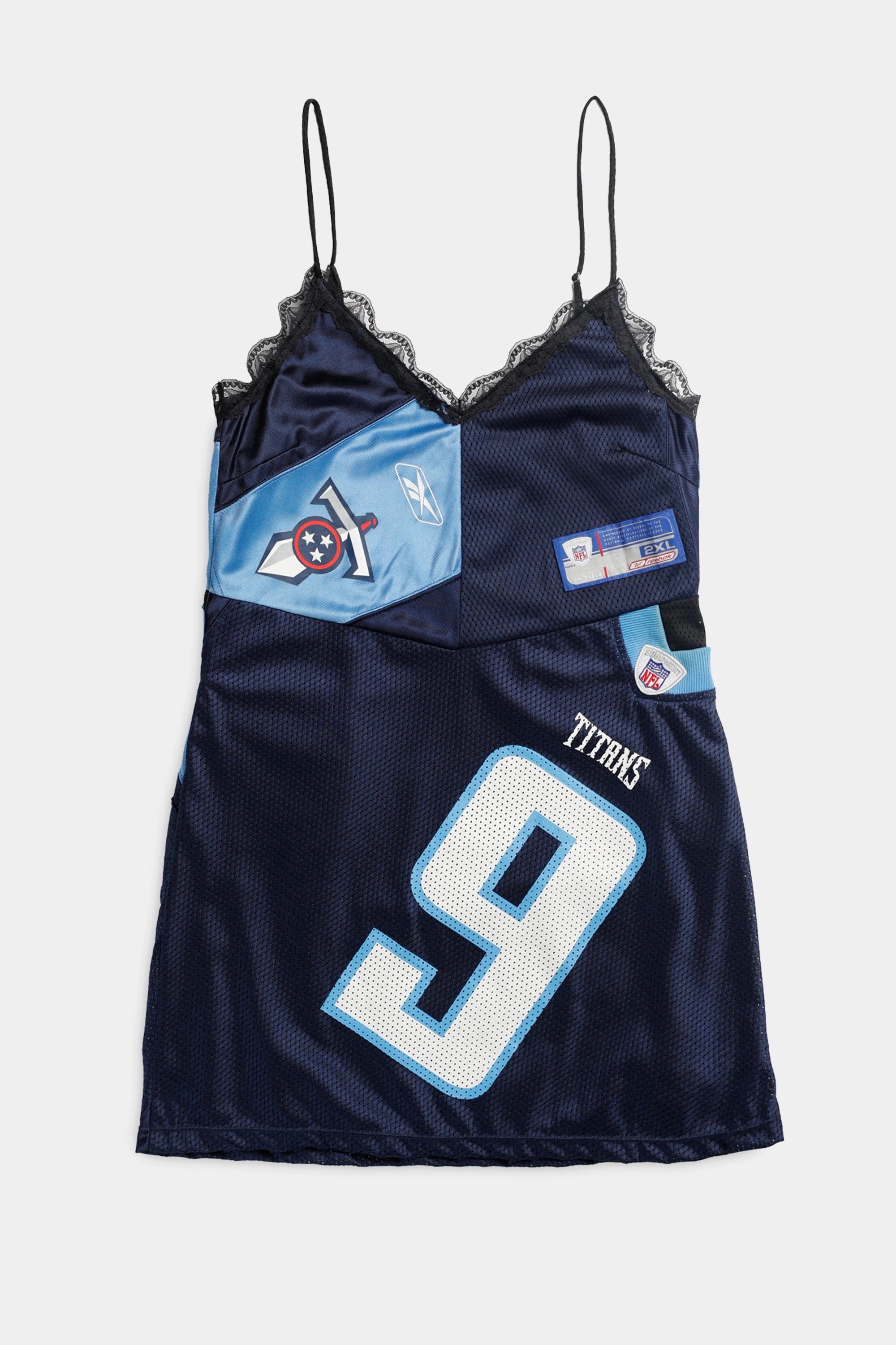 Rework Tennessee Titans NFL Lace Dress - M