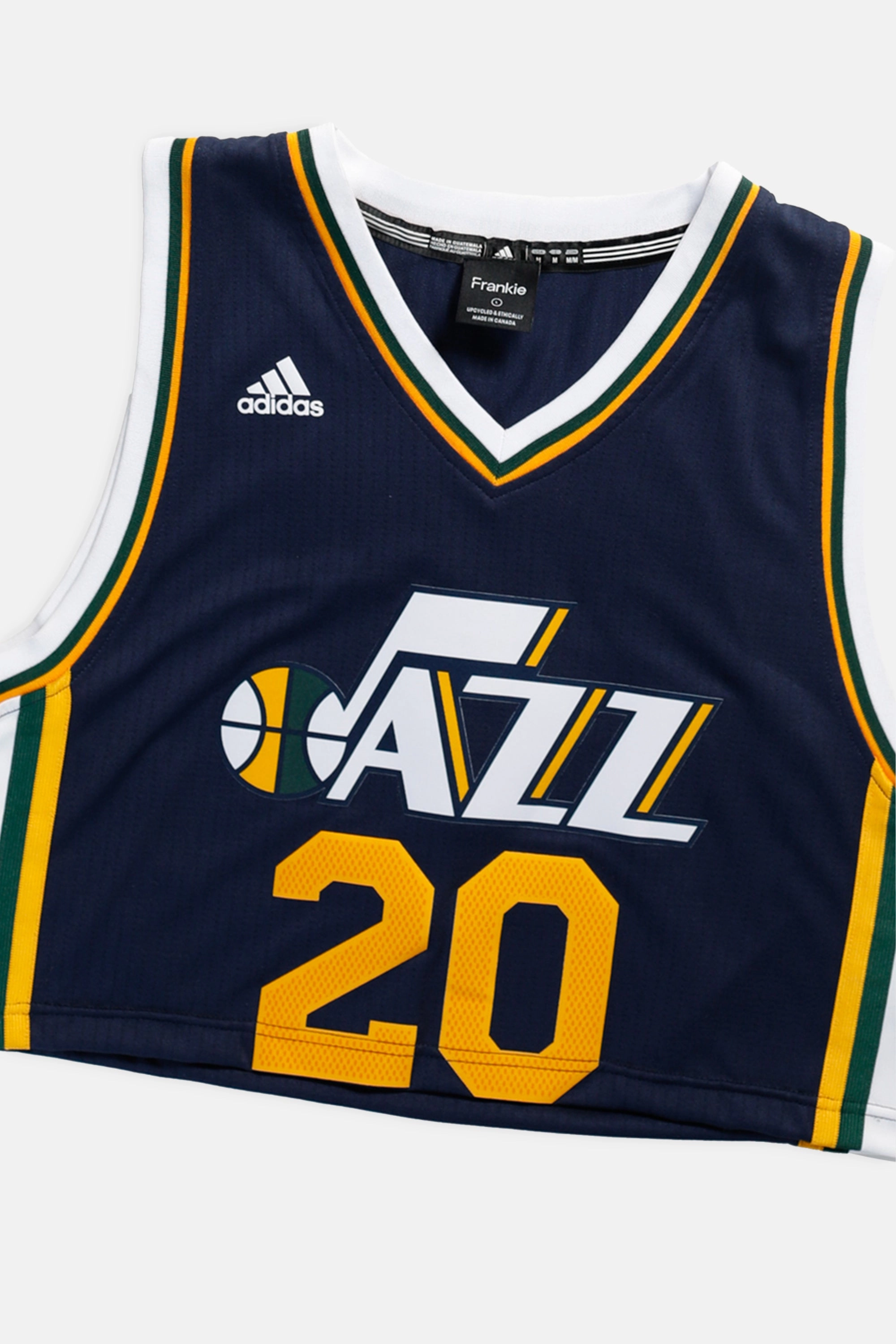 Rework Utah Jazz NBA Crop Jersey - L