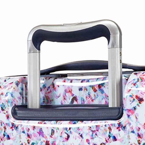 Ricardo Beverly Hills Beaumont 20-inch Carry-On Suitcase (White Sparkling Geode Print)