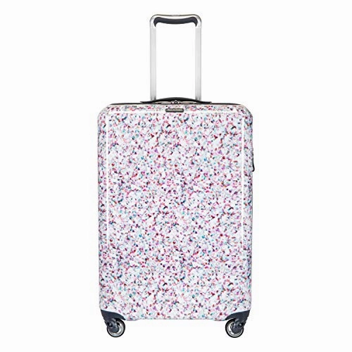 Ricardo Beverly Hills Beaumont 24-inch Check-In Suitcase (White Sparkling Geode Print)