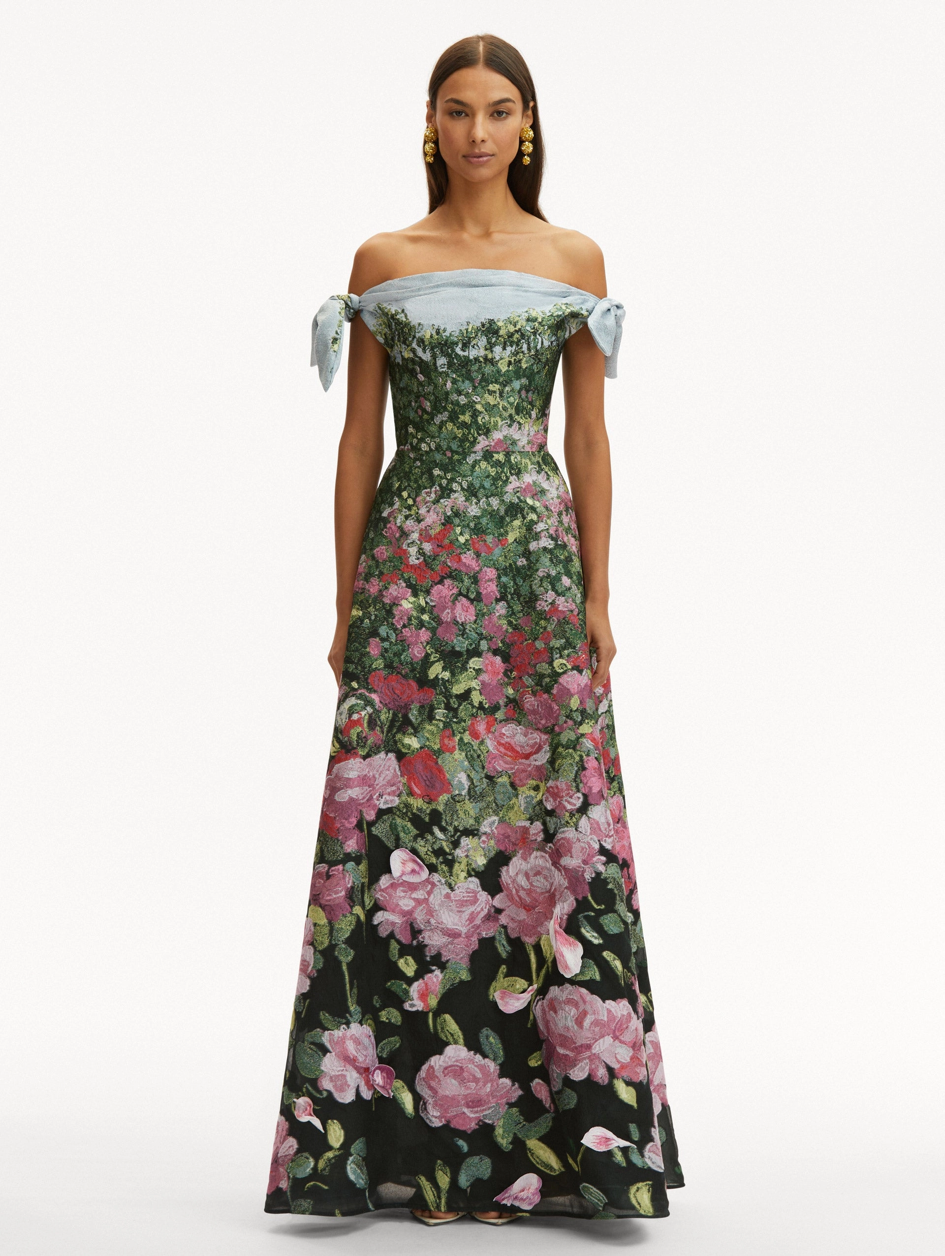 Rose Field Fil Coup?? Gown