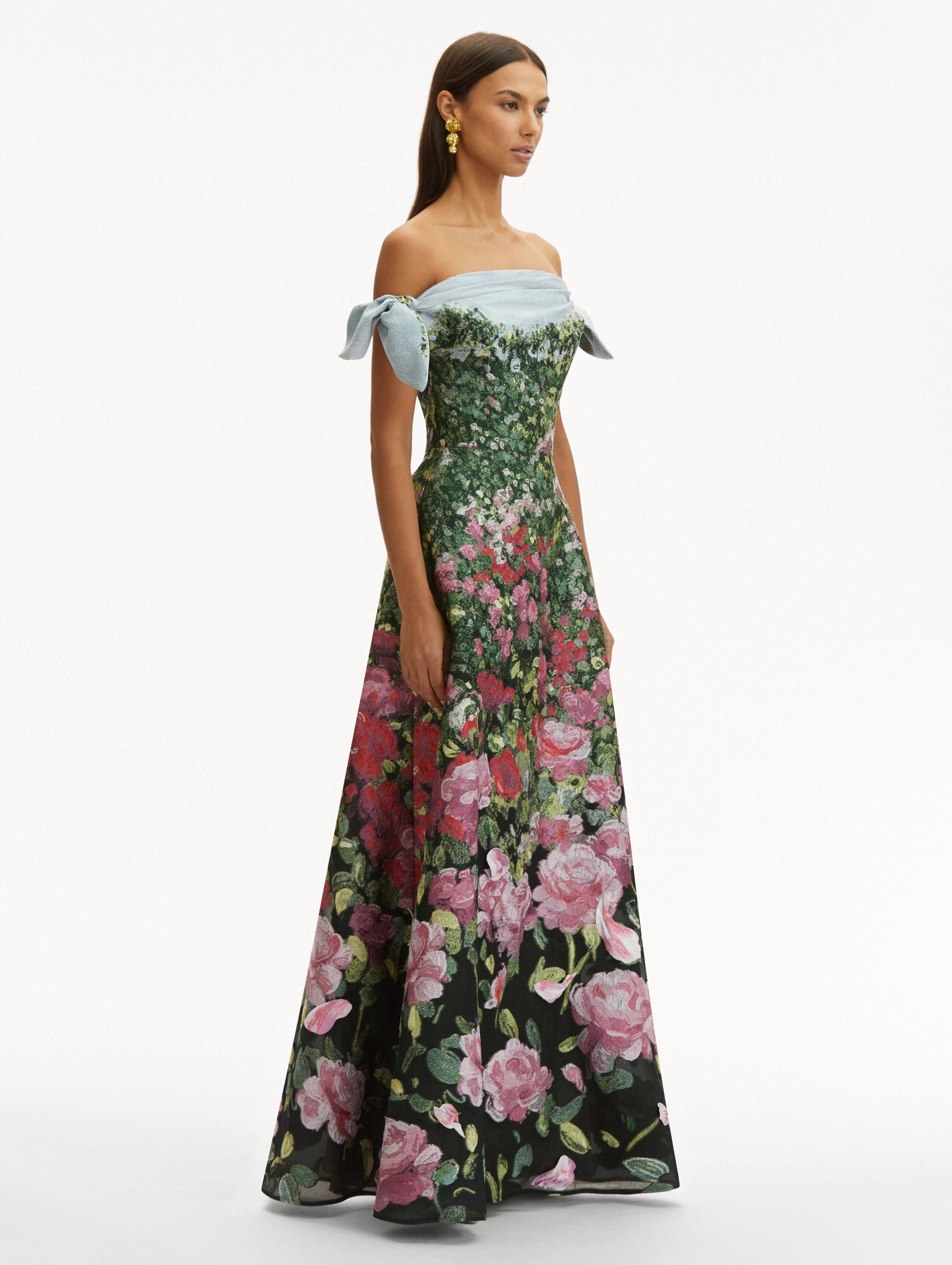 Rose Field Fil Coup?? Gown