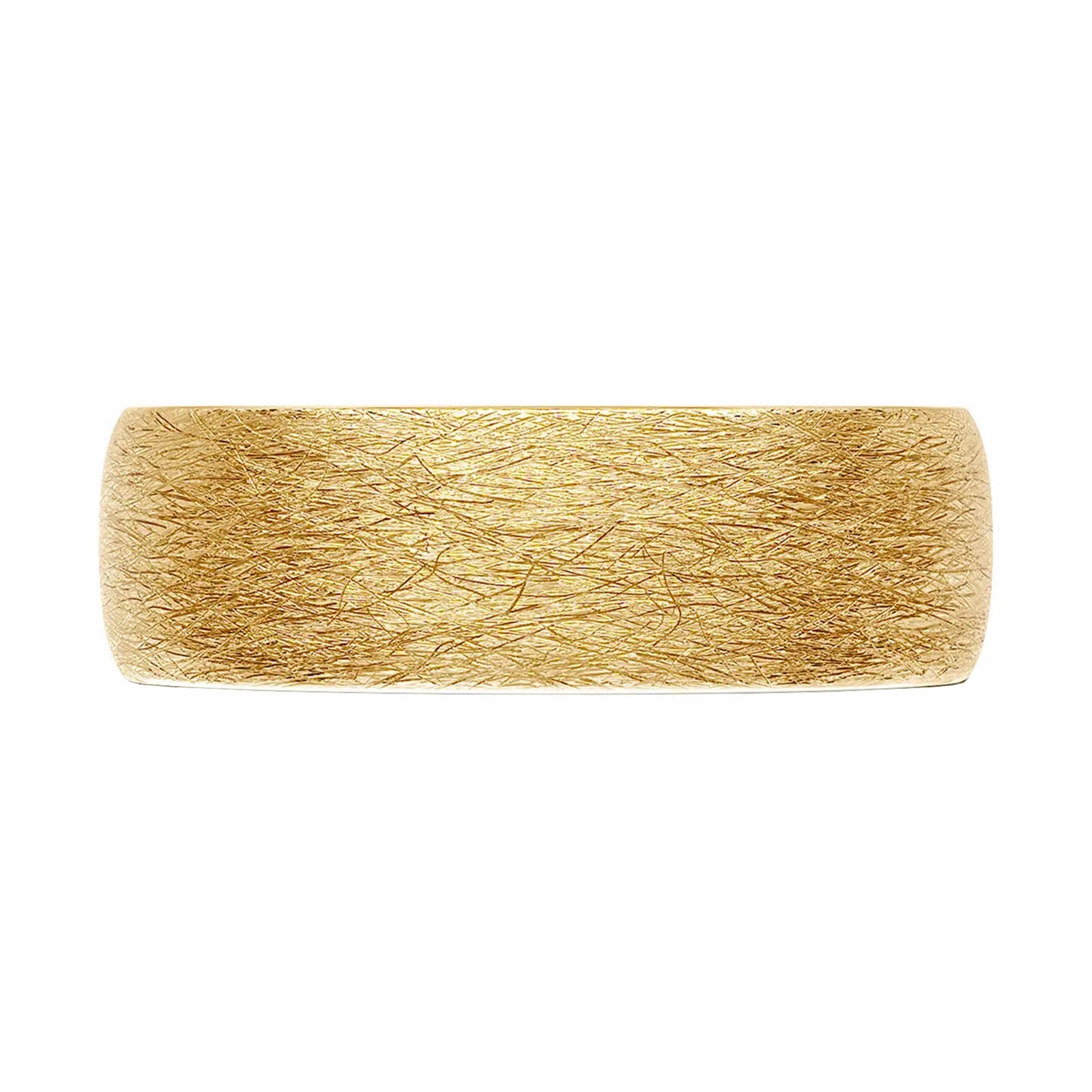 Rounded Top Brushed Finish Band