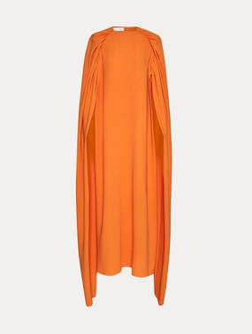 Ruched Shoulder Georgette Caftan