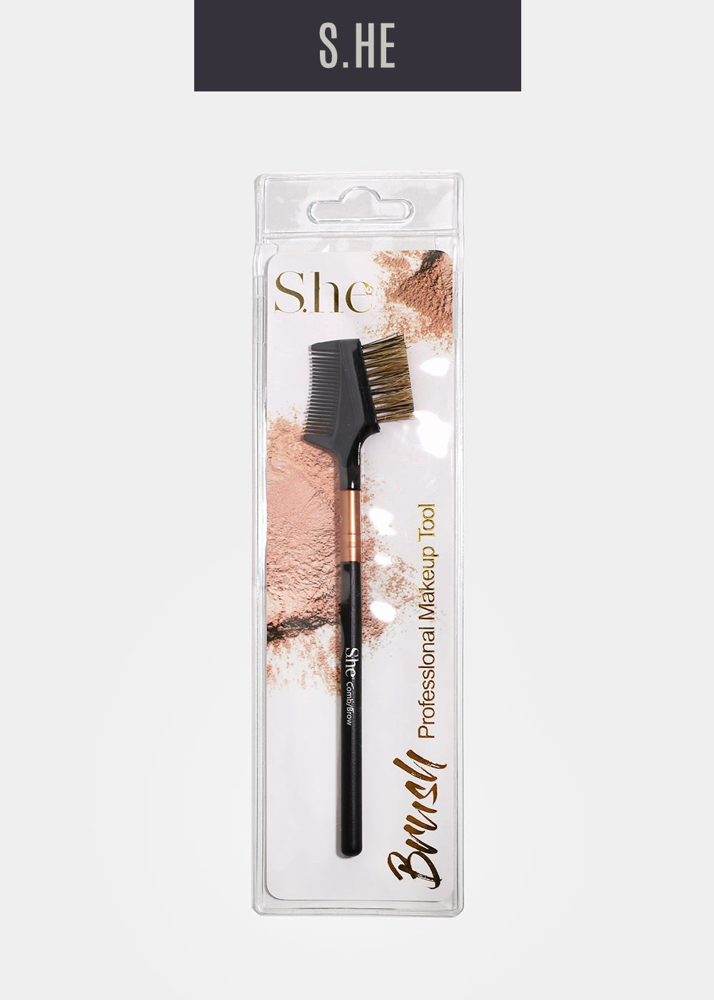 S.he Makeup Eyebrow Comb Brush
