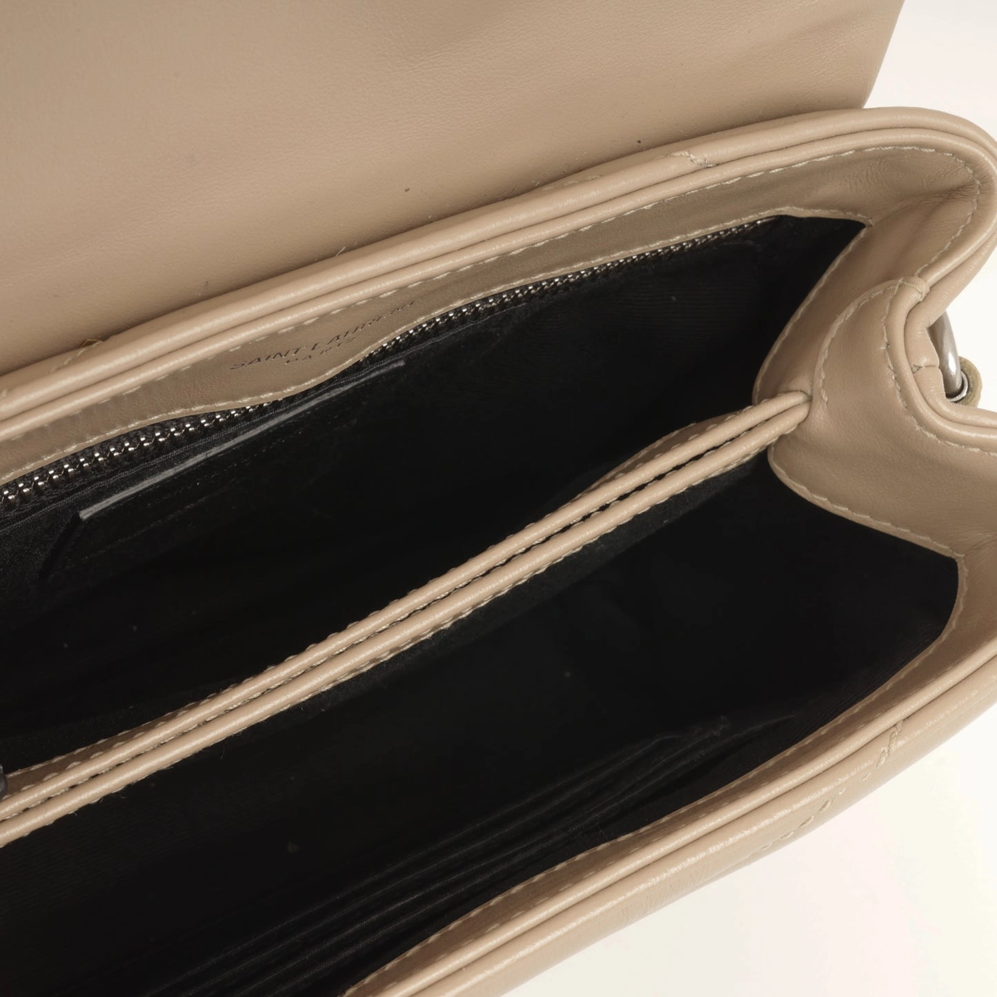 Saint Laurent Saint Laurent - Lou Toy Bag - Beige Calfskin GHW - Pre-Loved