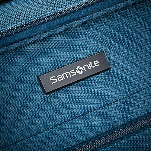 Samsonite Ascella X Softside Expandable Luggage with Spinner Wheels, Teal, Checked-Large 29-Inch