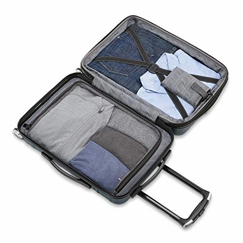 Samsonite Omni 2 Hardside Expandable Luggage with Spinner Wheels, Artic Silver, 3-Piece Set (20/24/28)