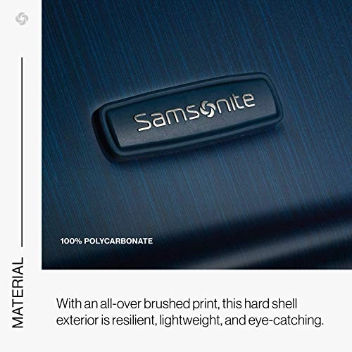 Samsonite Winfield 2 Hardside Expandable Luggage with Spinner Wheels, Deep Blue, 28 Inch
