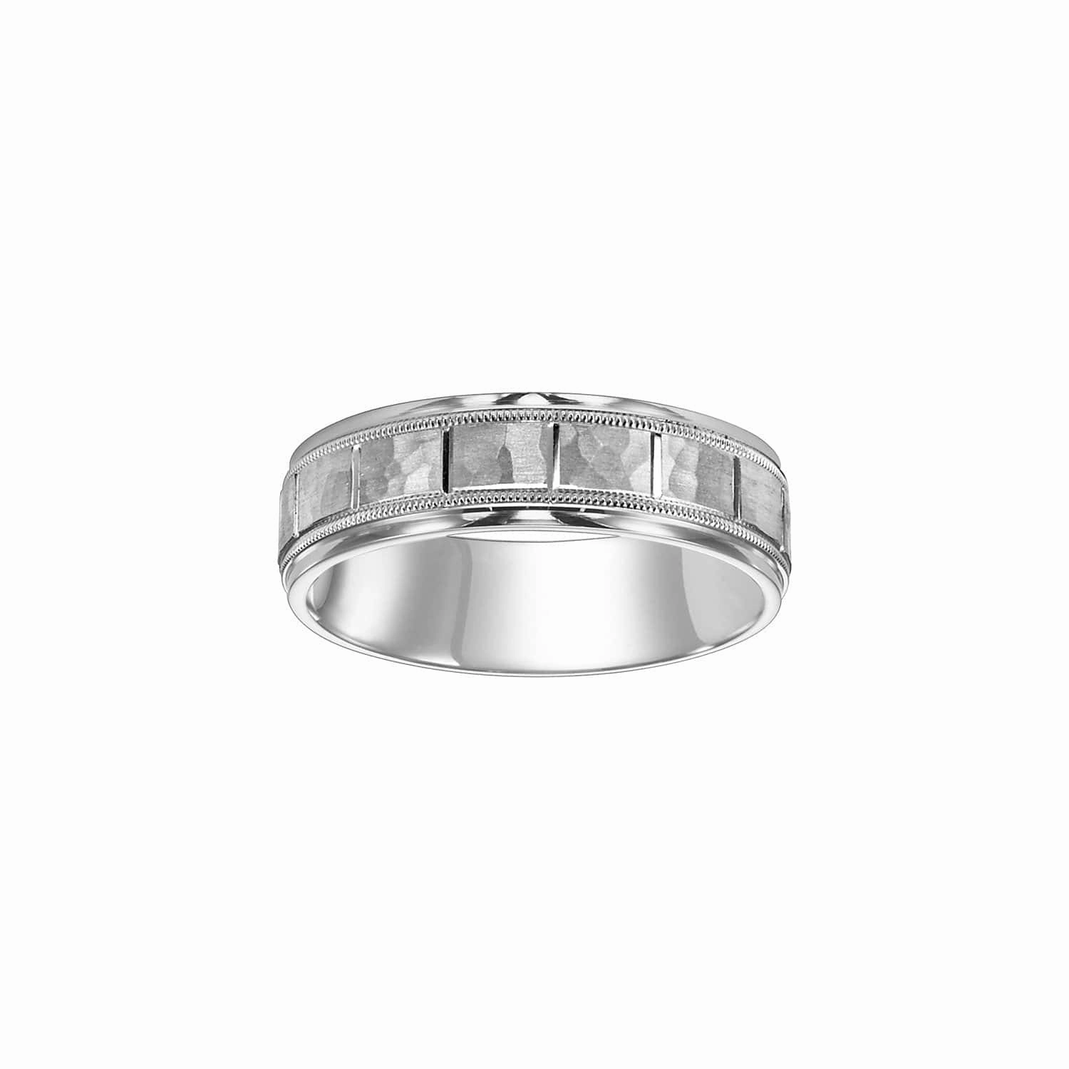 Satin Hammer Finish 6.5mm Band