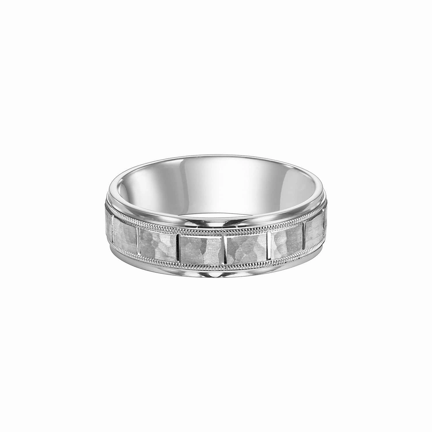 Satin Hammer Finish 6.5mm Band