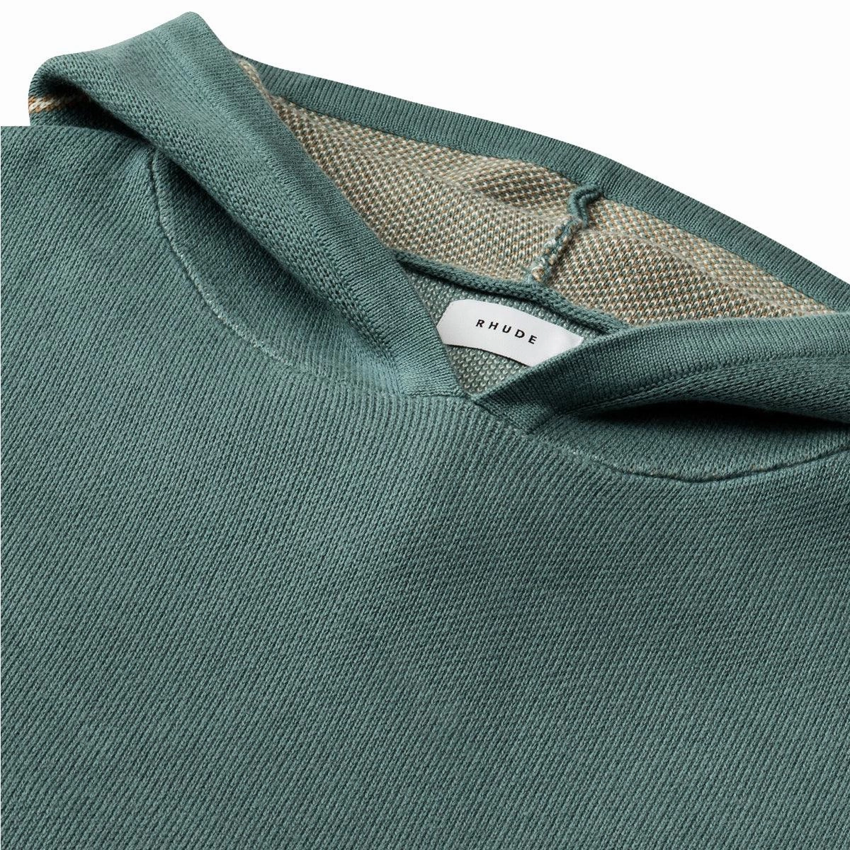 Script Logo Knit Hoodie 'Ivory Sage'