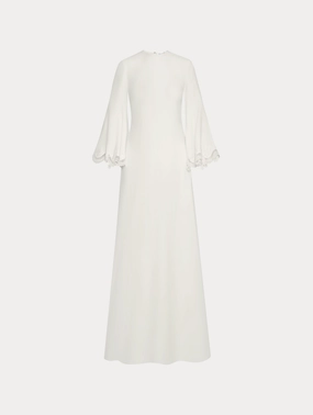 Scroll Guipure-Detailed Caftan