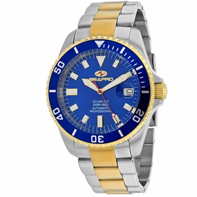 Seapro Men's Watch - Scuba 200 Automatic Blue Dial Plated Steel Bracelet | SP4327