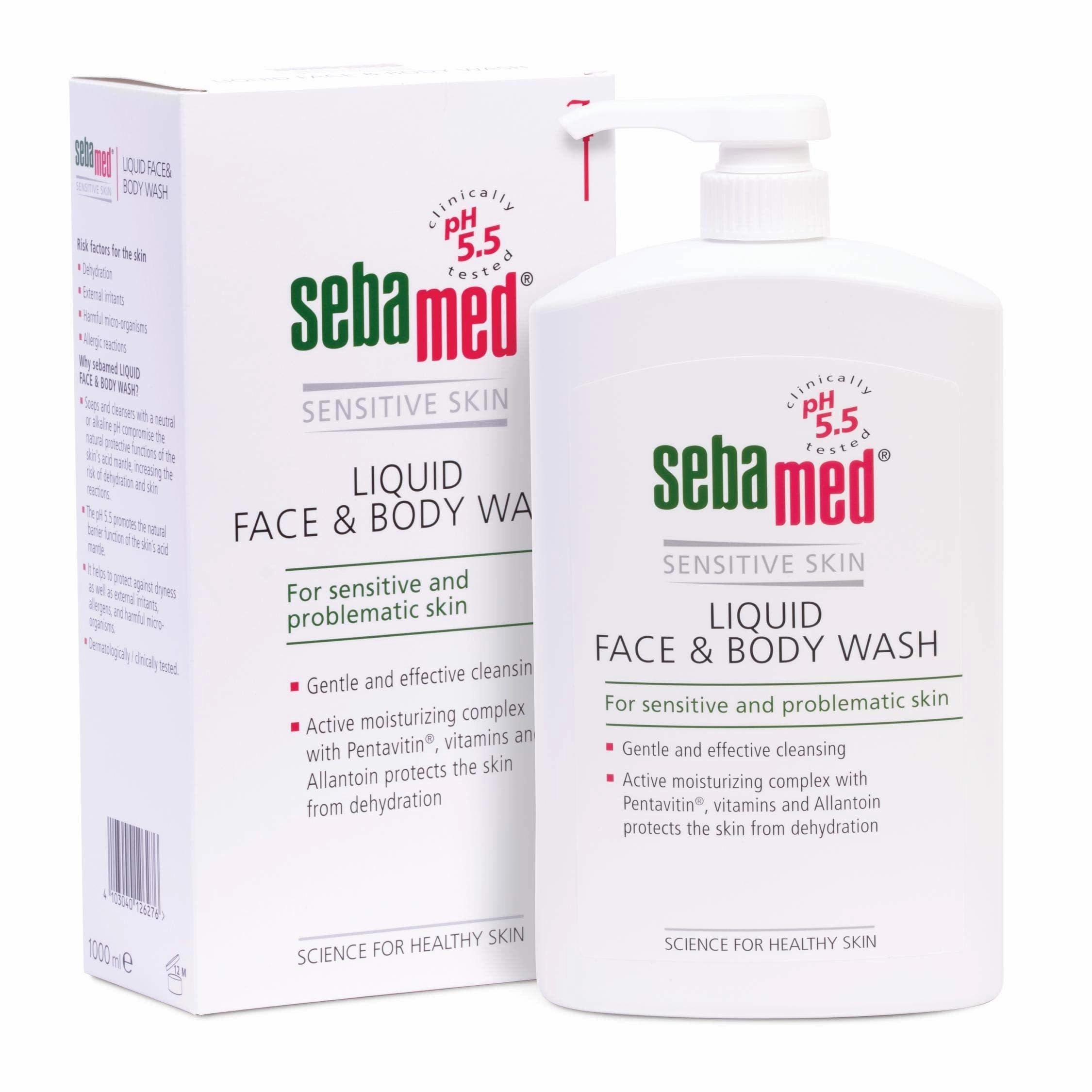 Sebamed Liquid Face & Body Wash 1Ltr
