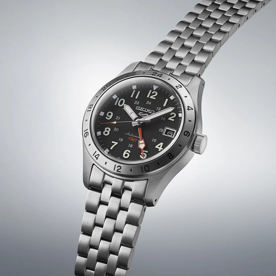 Seiko 5 Sports Field 'Deploy' Mechanical GMT Mens Watch SSK023K1