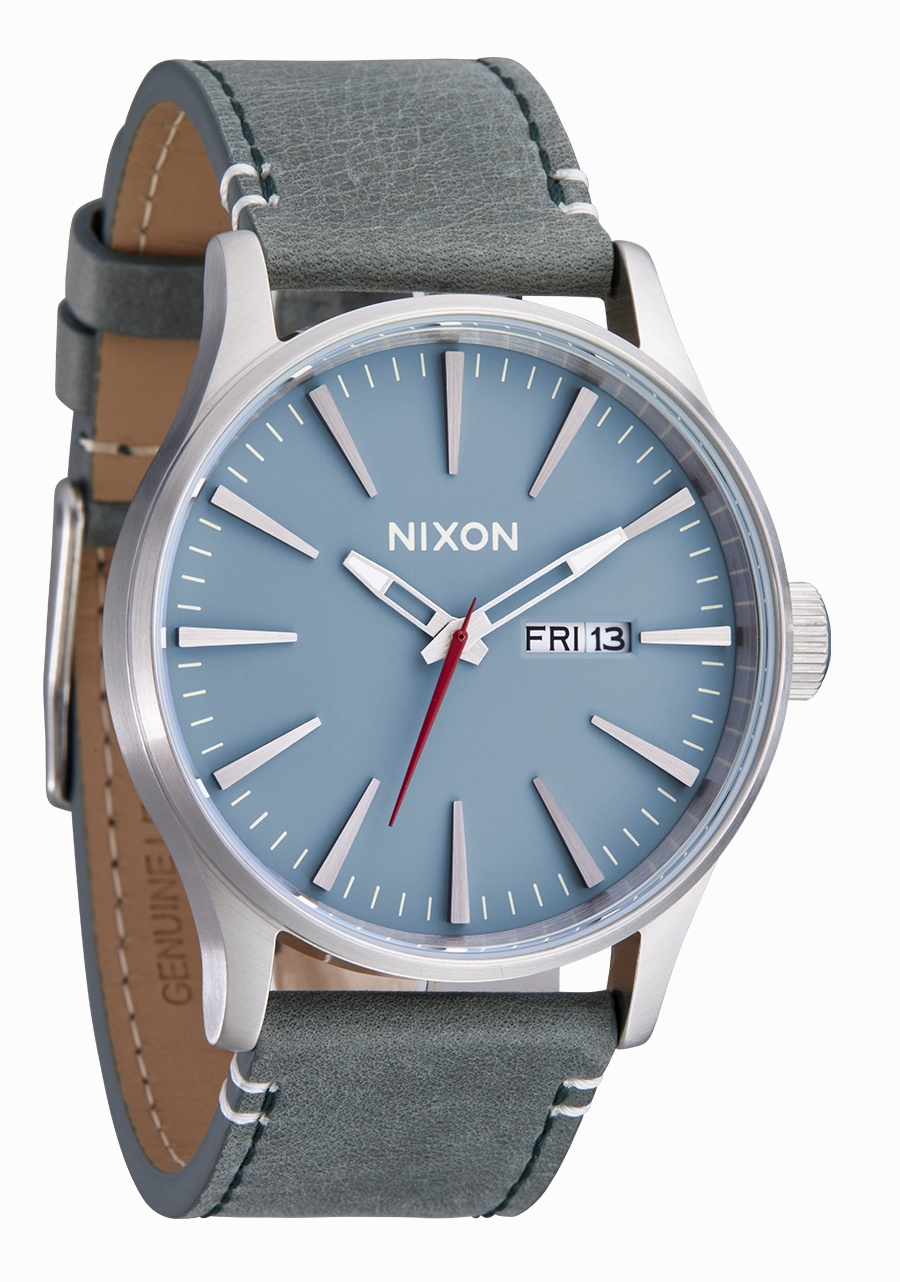 Sentry Leather - Silver /Dusty Blue / Dk Forest